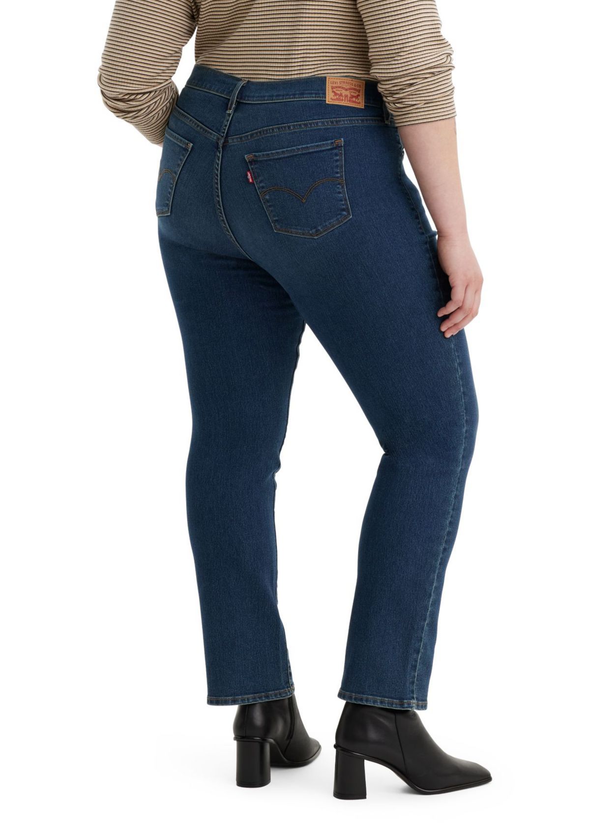 Plus Size Zealous Shaping Staight Jeans 