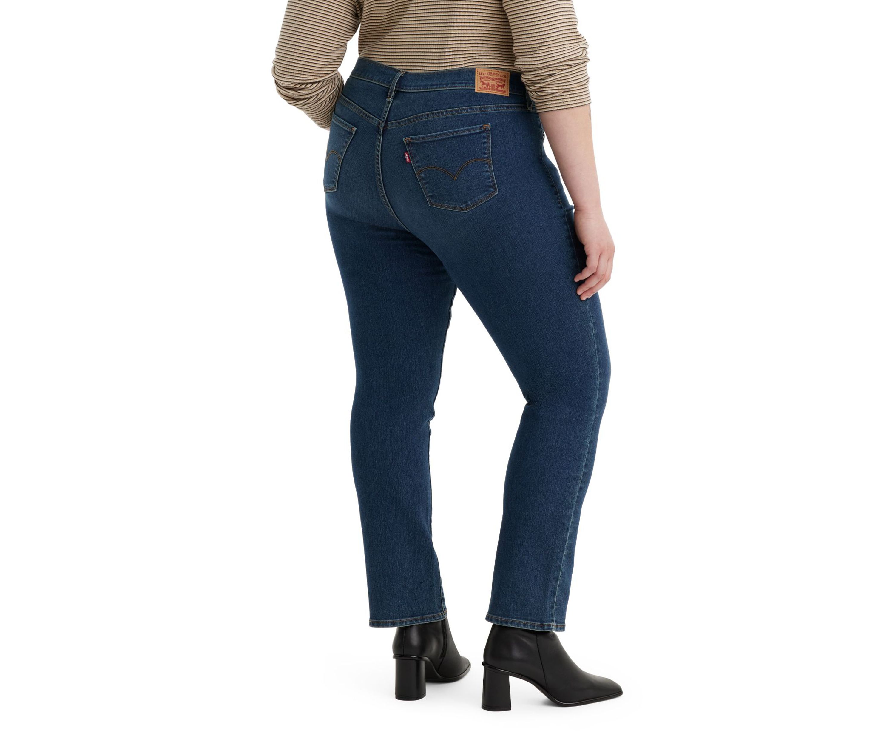 Plus Size Zealous Shaping Staight Jeans 
