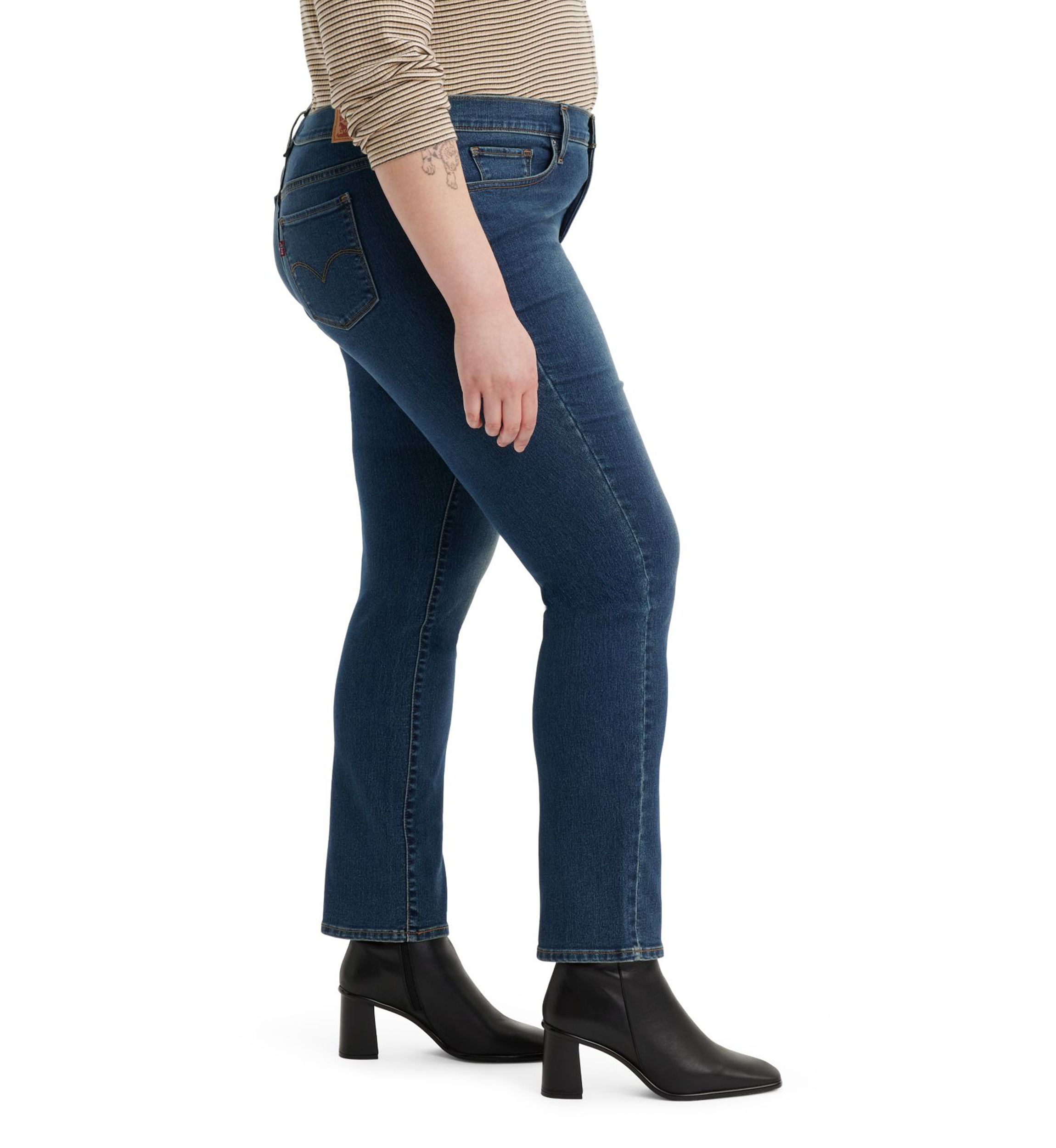 Plus Size Zealous Shaping Staight Jeans 