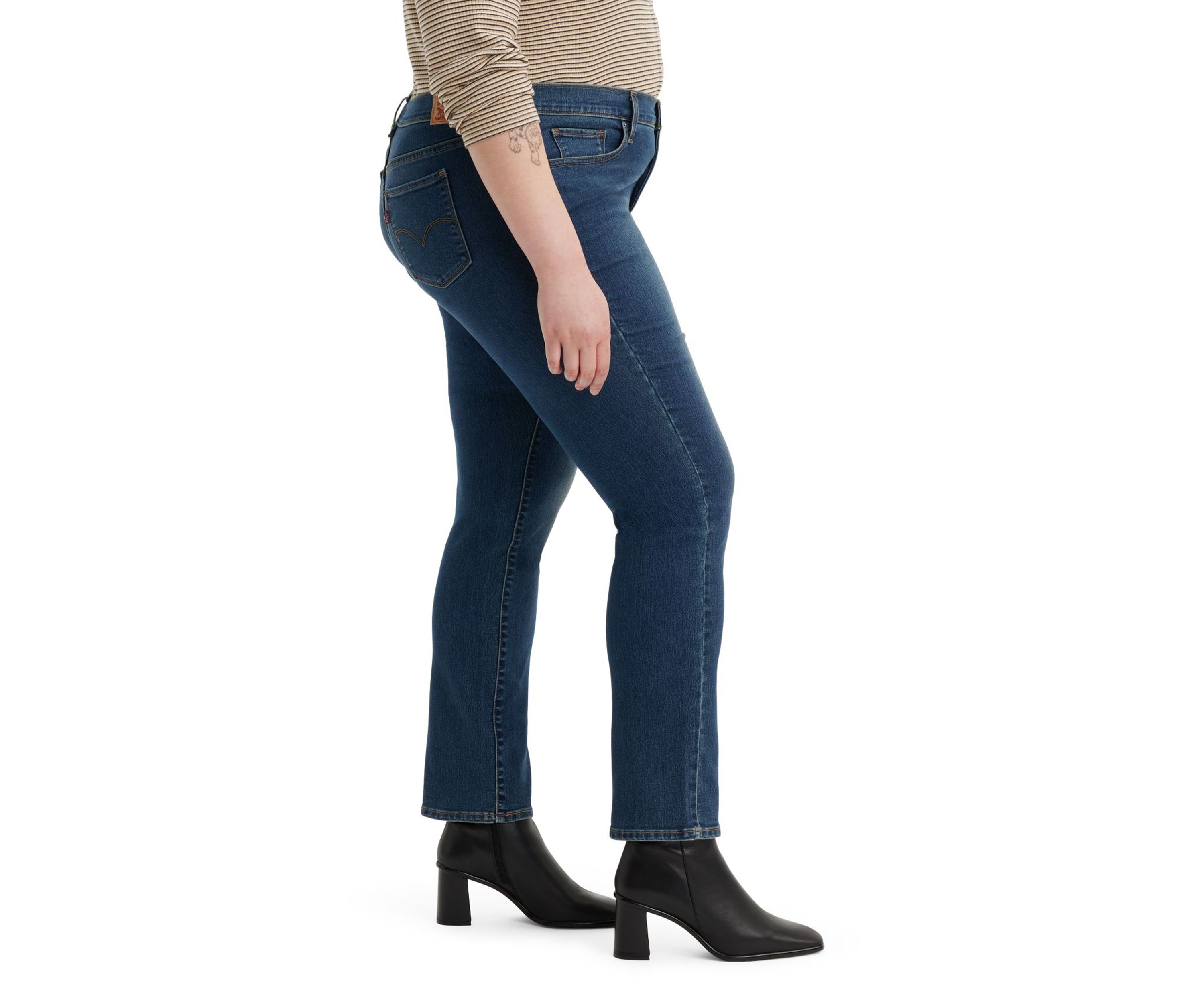 Plus Size Zealous Shaping Staight Jeans 