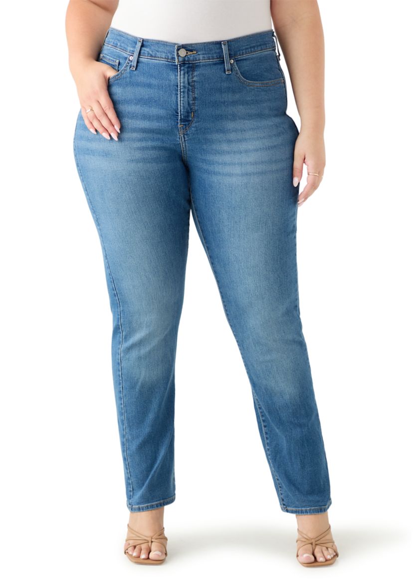 Plus Size 314 Shaping Straight Jeans