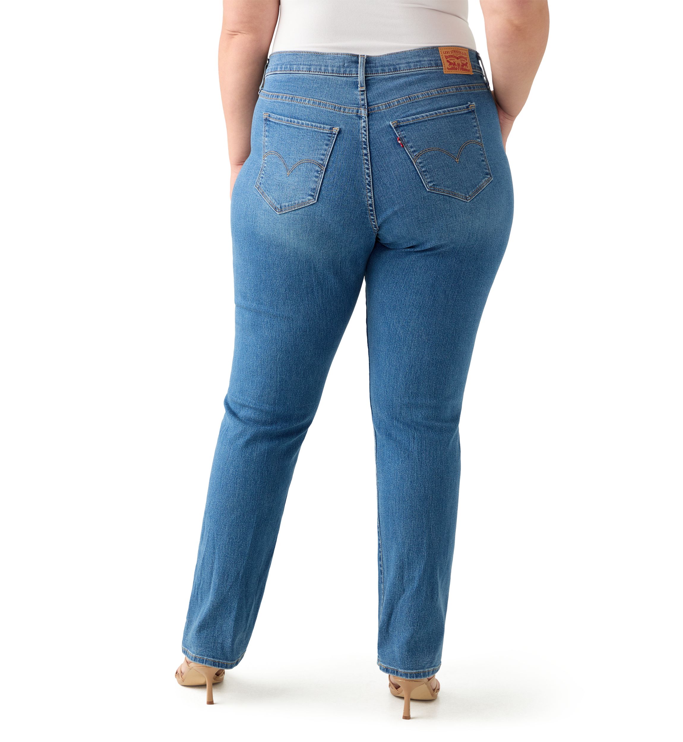 Plus Size 314 Shaping Straight Jeans