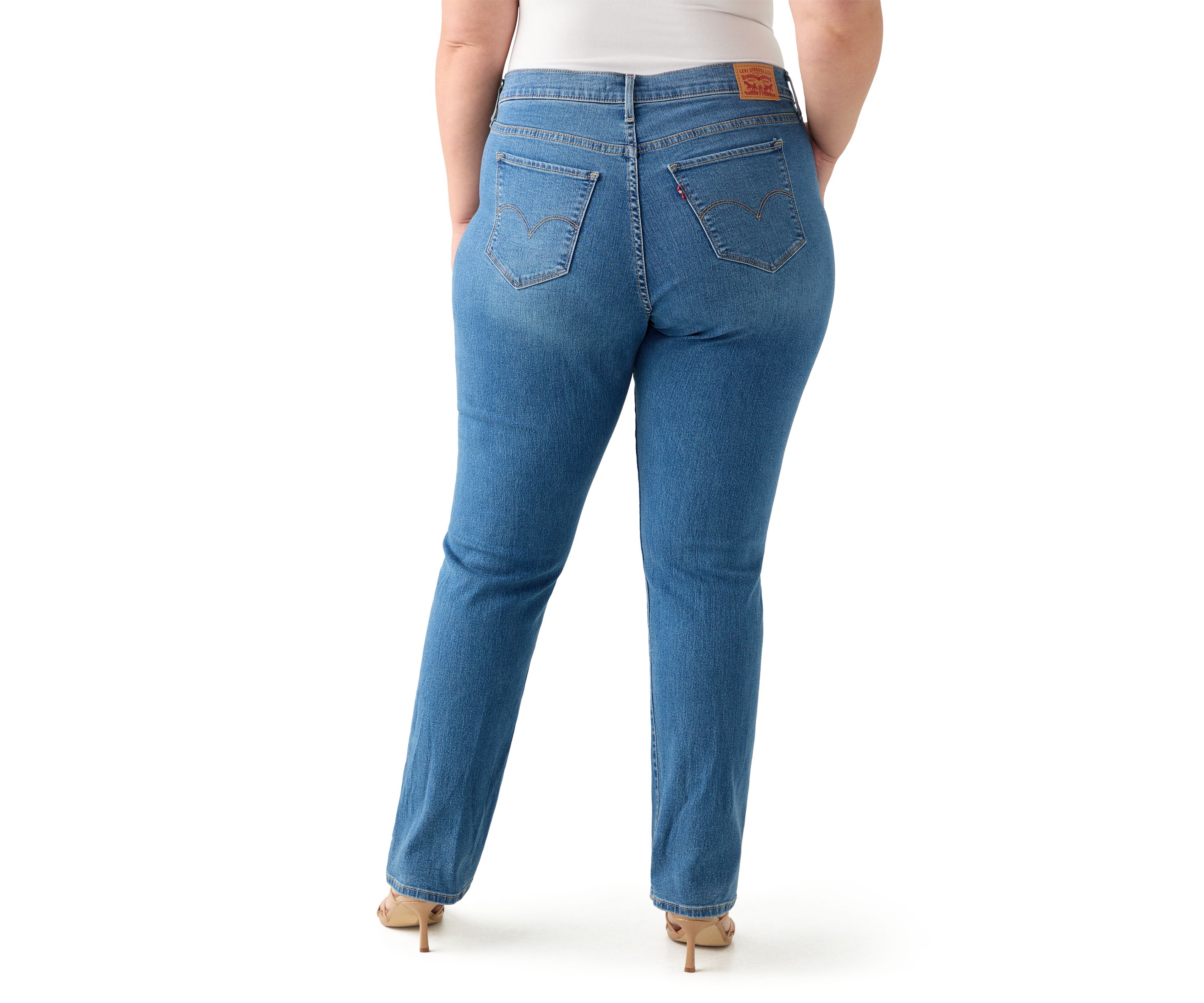 Plus Size 314 Shaping Straight Jeans
