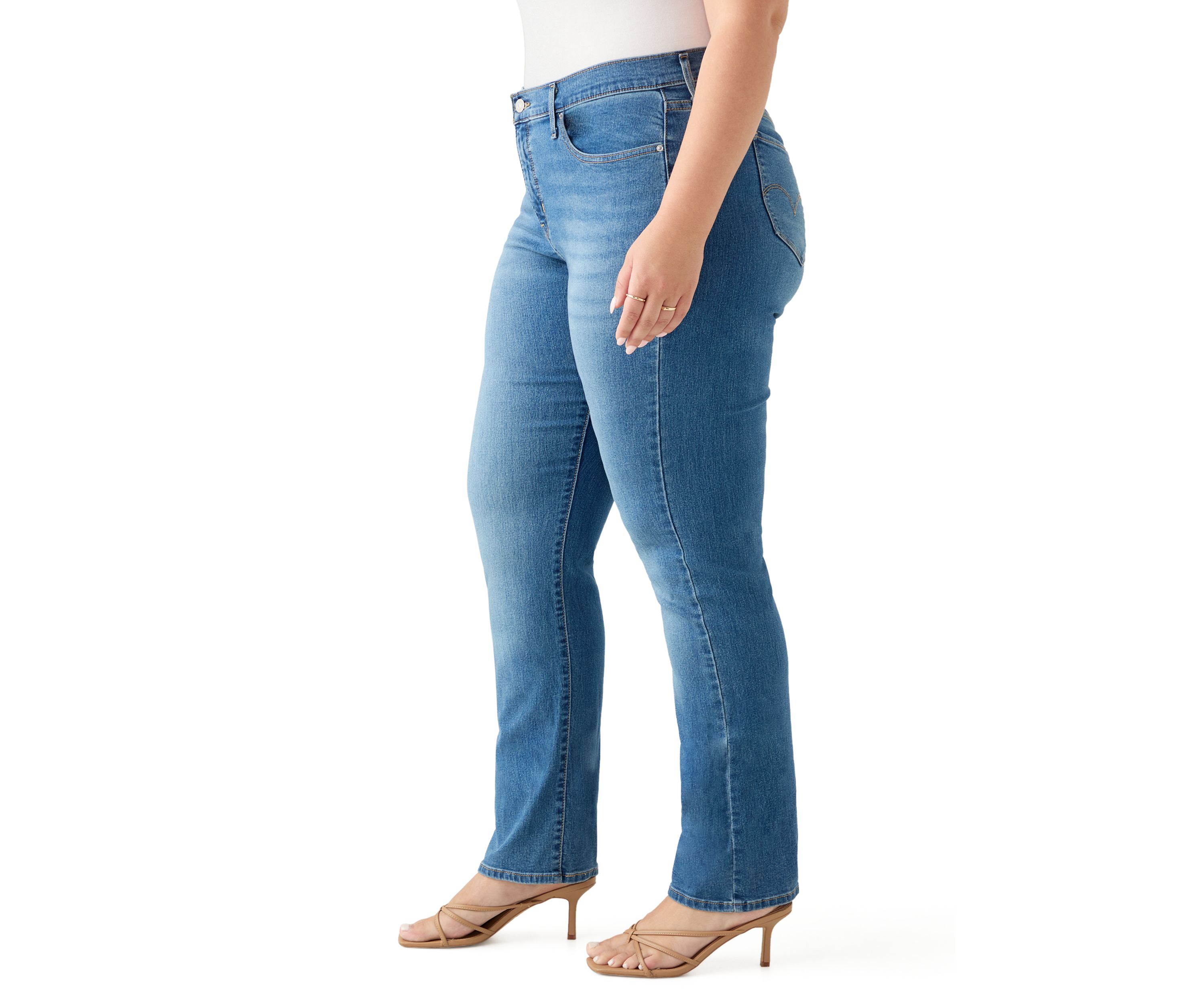 Plus Size 314 Shaping Straight Jeans