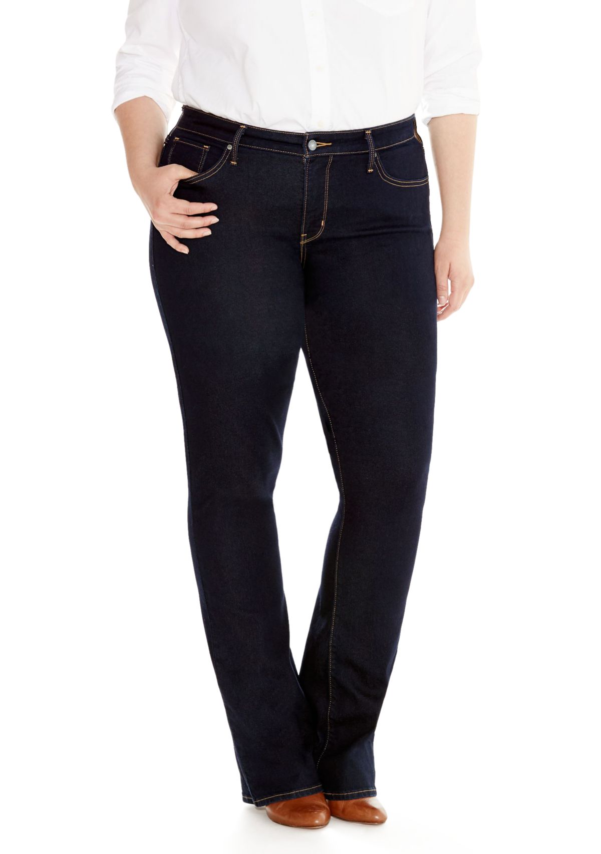 Plus Size Shaping Bootcut Jeans
