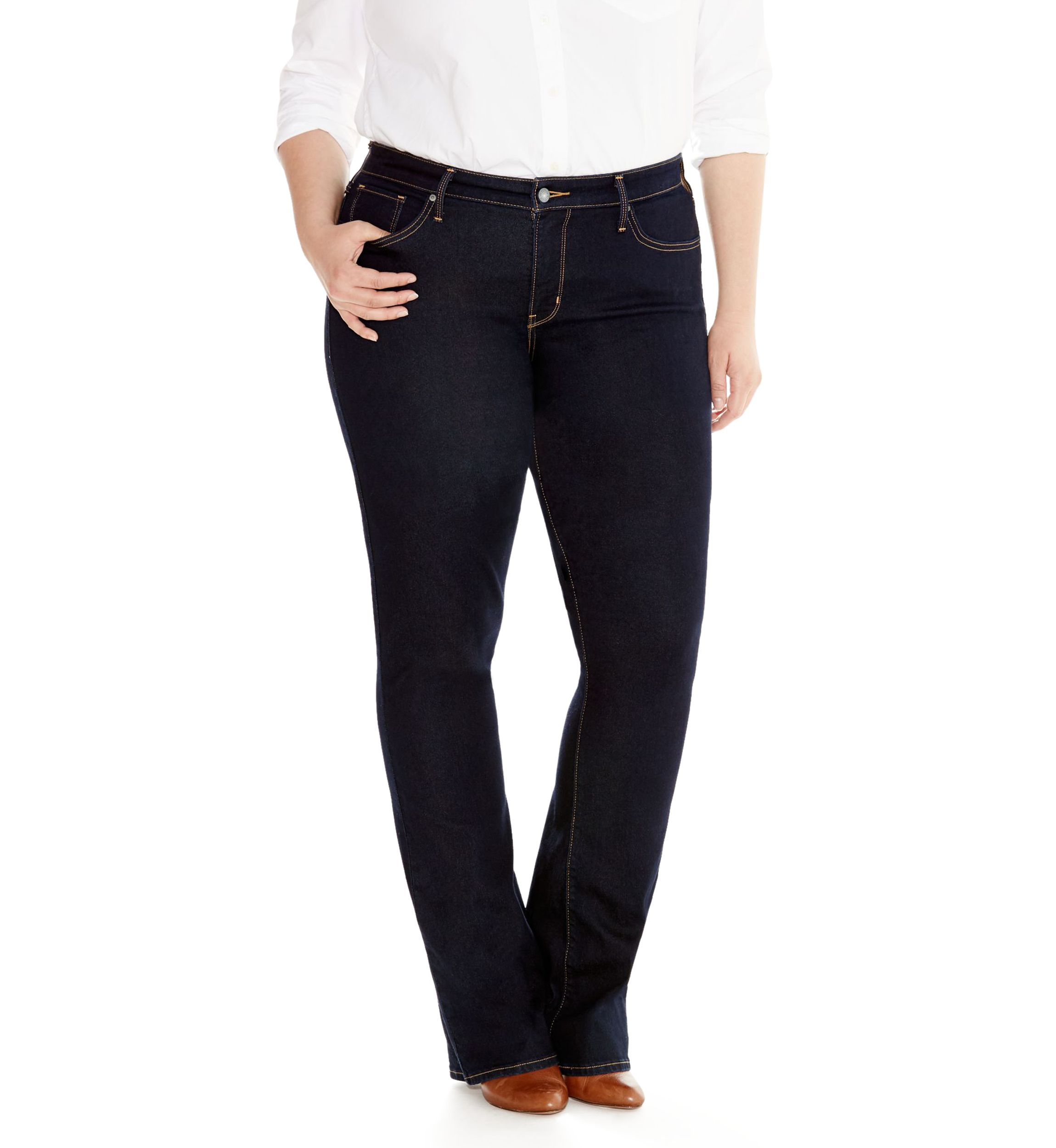 Plus Size Shaping Bootcut Jeans
