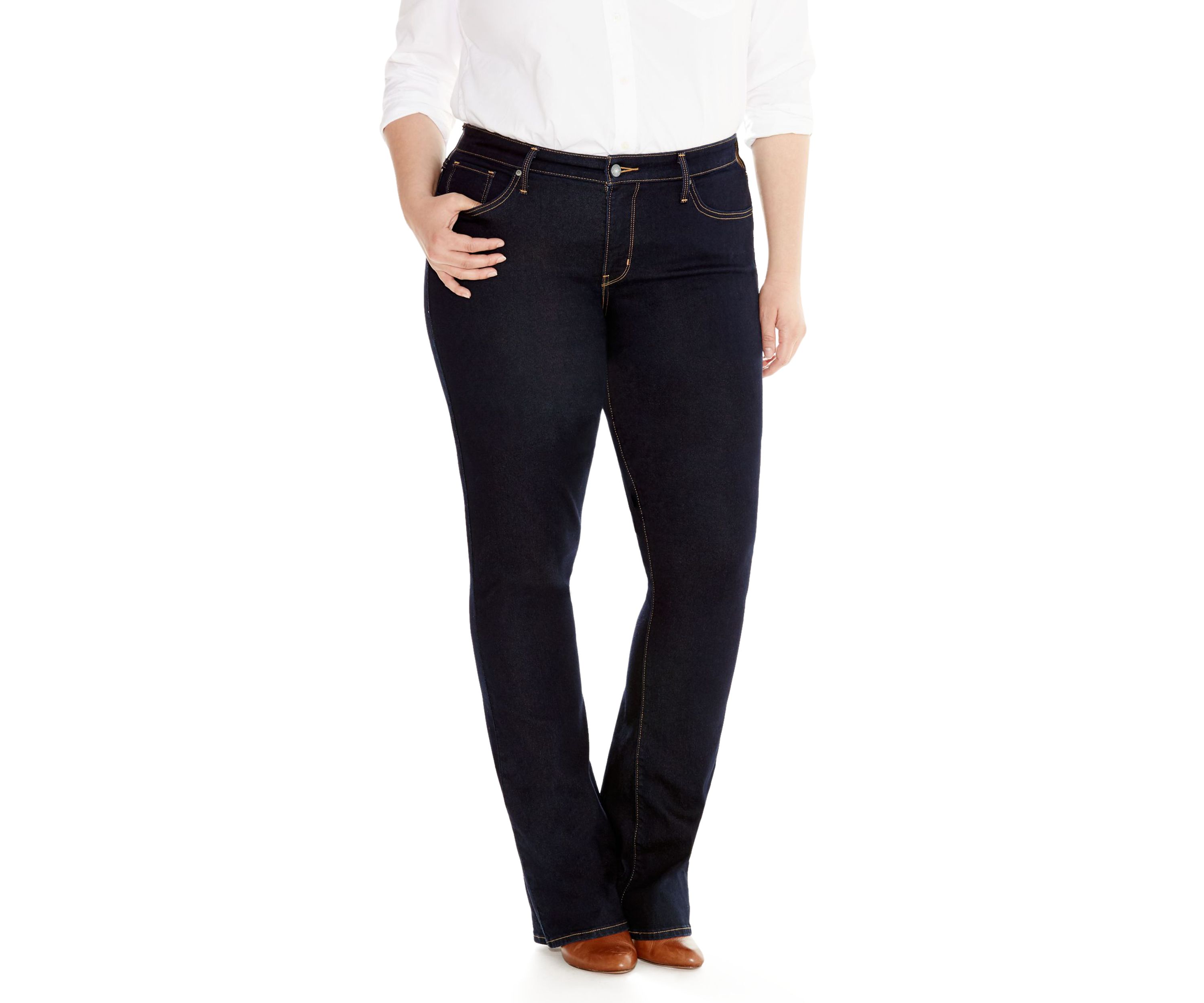 Plus Size Shaping Bootcut Jeans