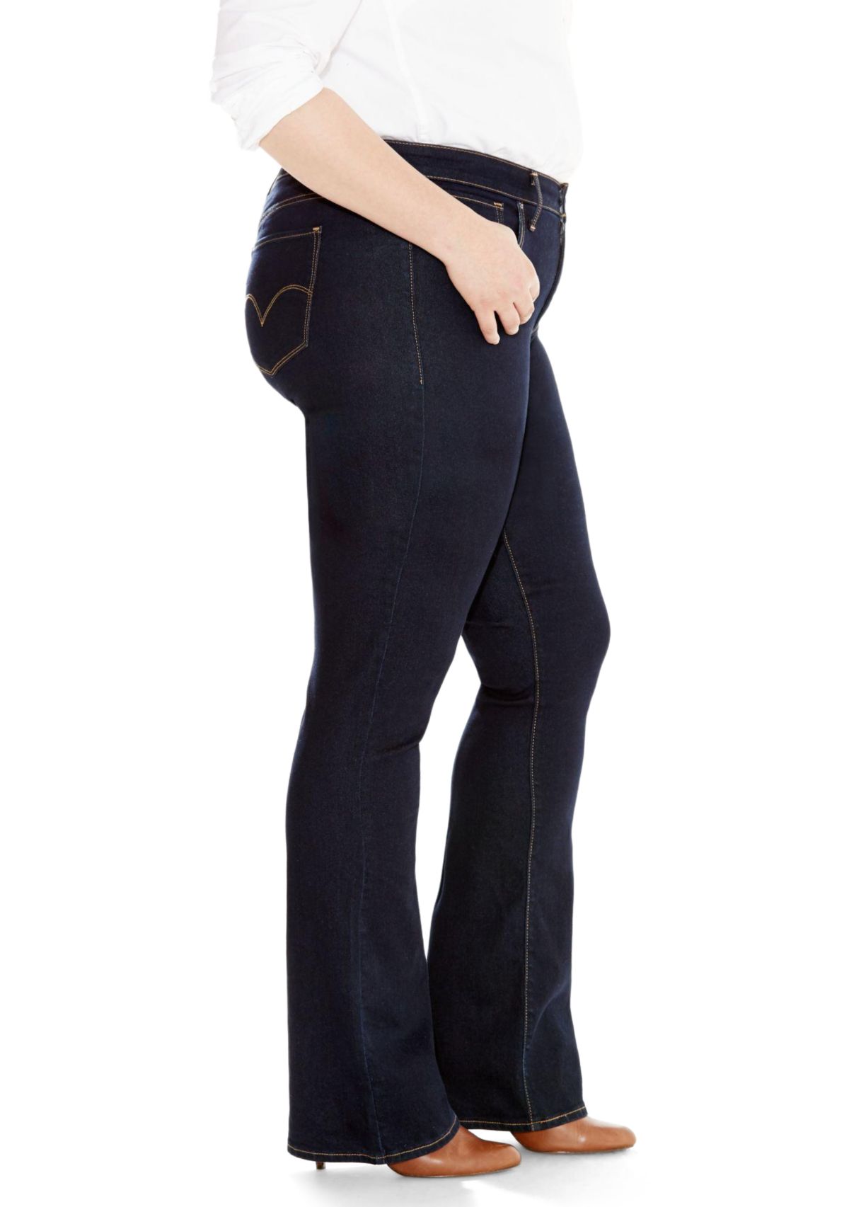 Plus Size Shaping Bootcut Jeans