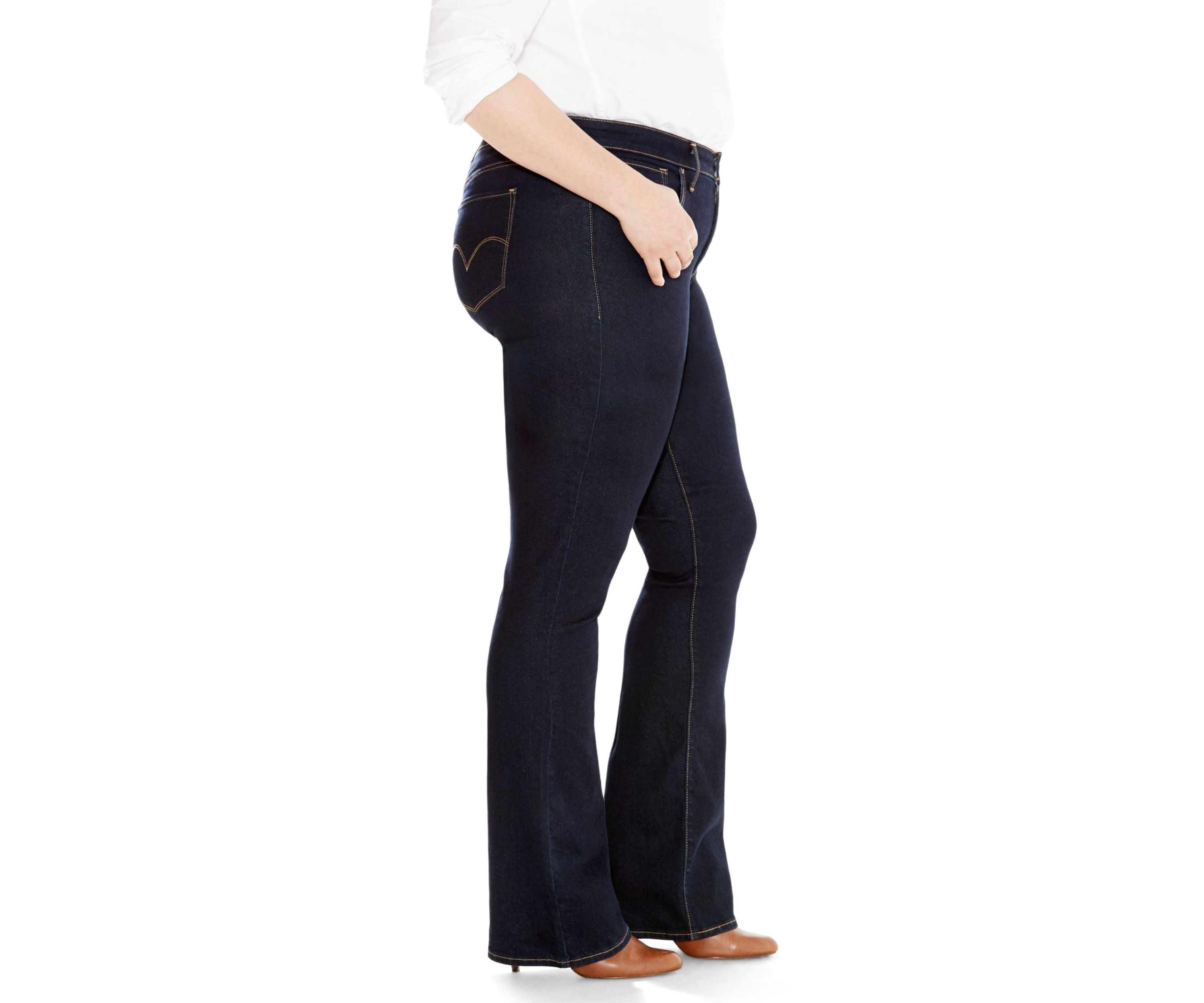 Plus Size Shaping Bootcut Jeans