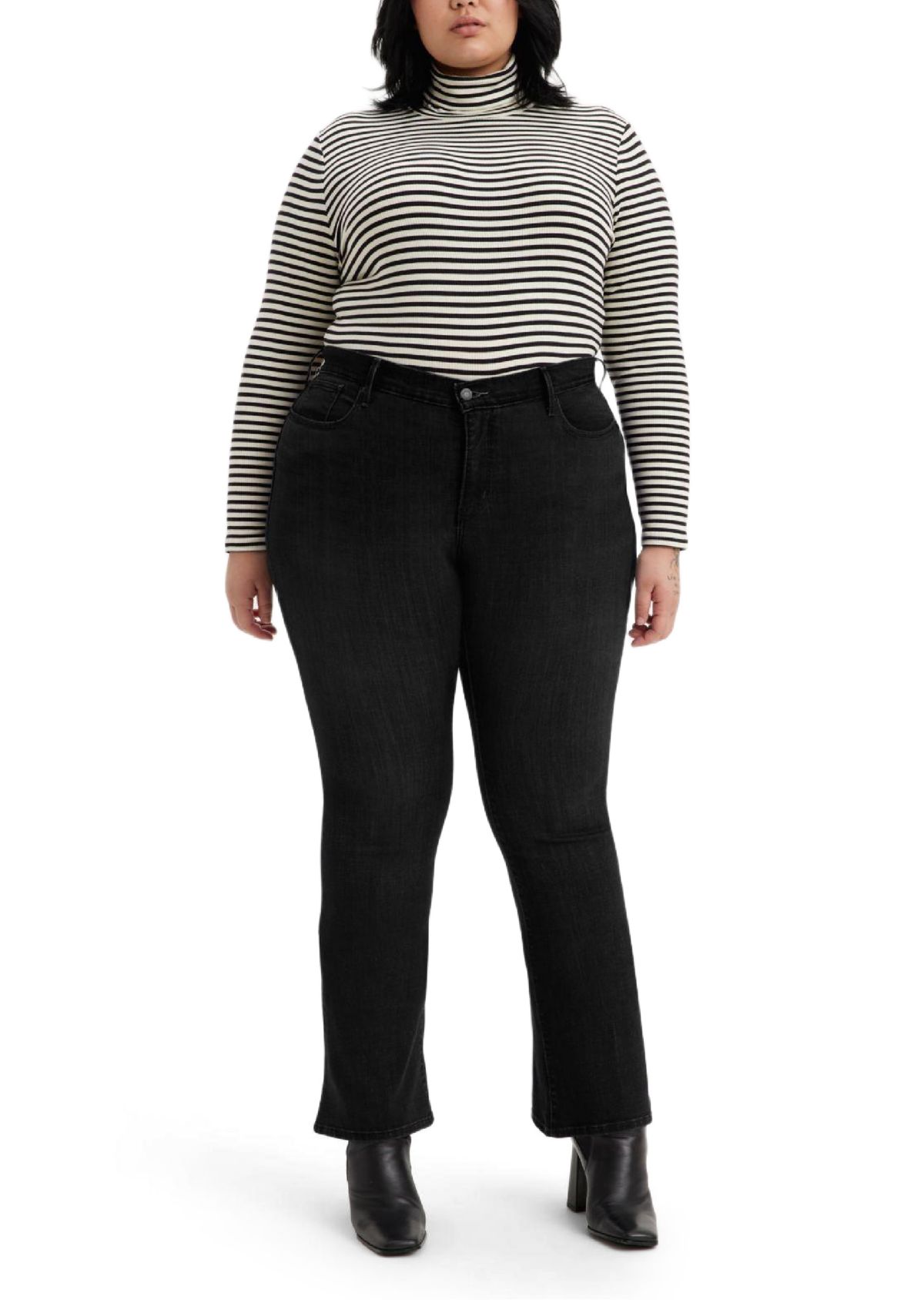 Plus Size Shaping Bootcut Jeans 