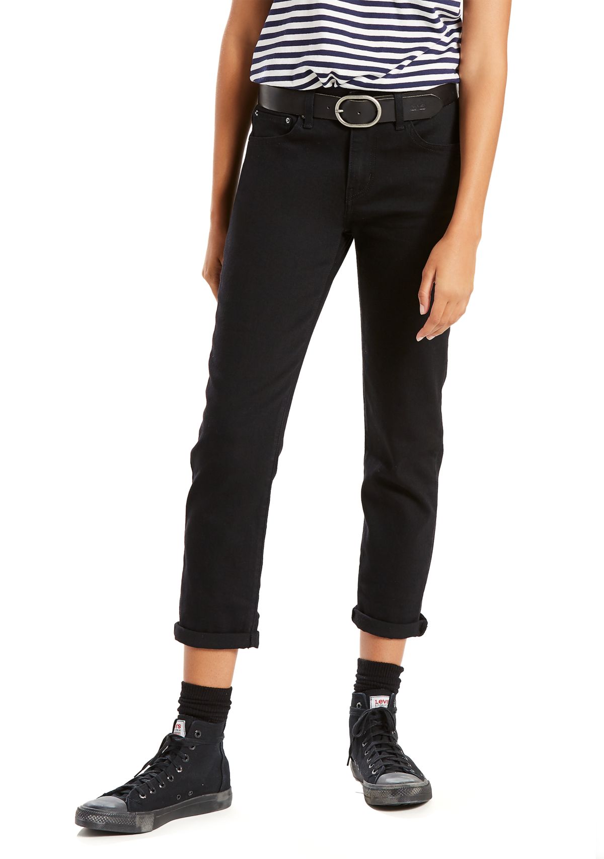 Soft Black Boyfriend Jeans