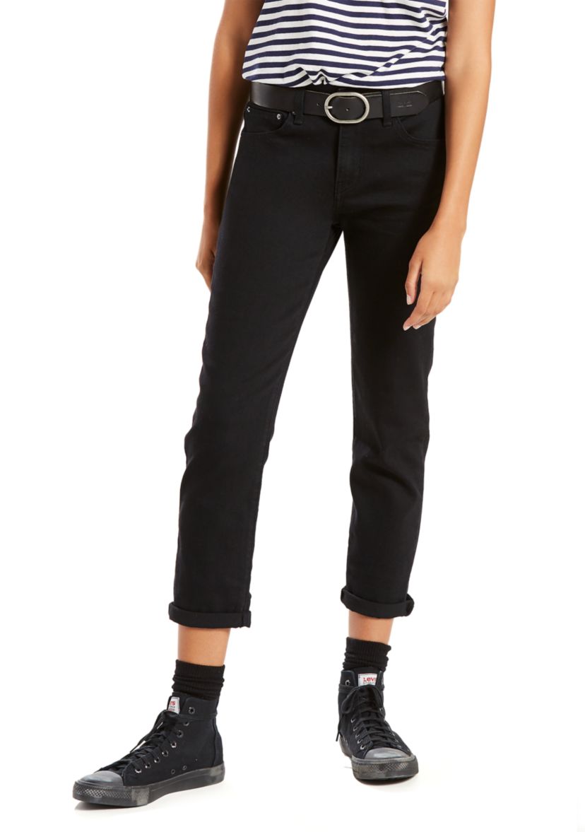 Soft Black Boyfriend Jeans