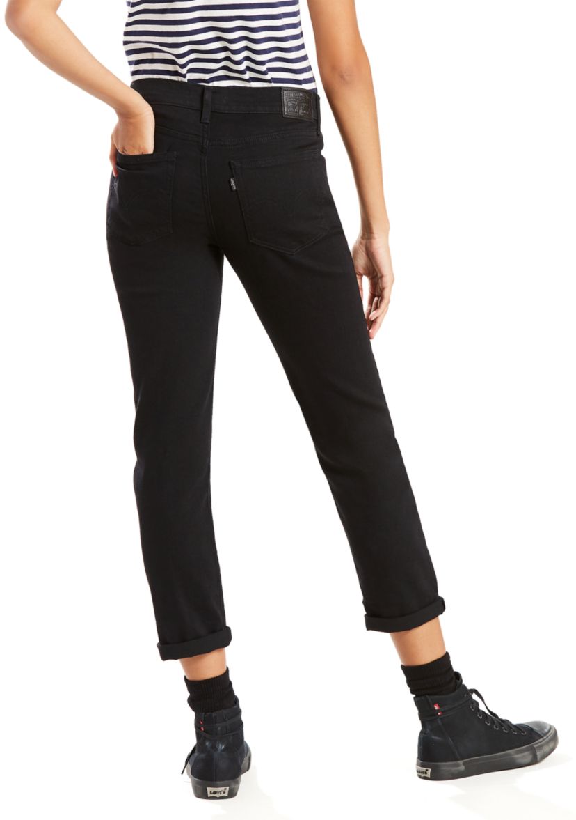 Soft Black Boyfriend Jeans