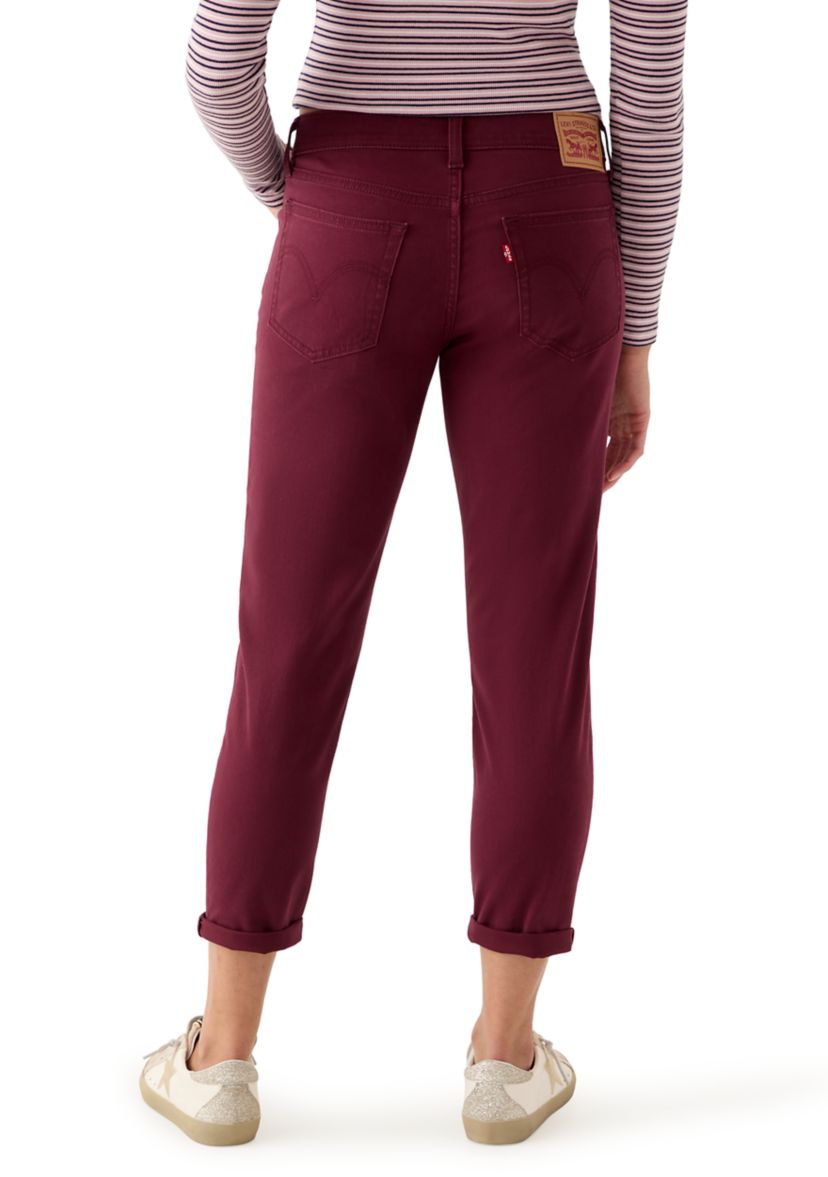 Mid-Rise Boyfriend Pants