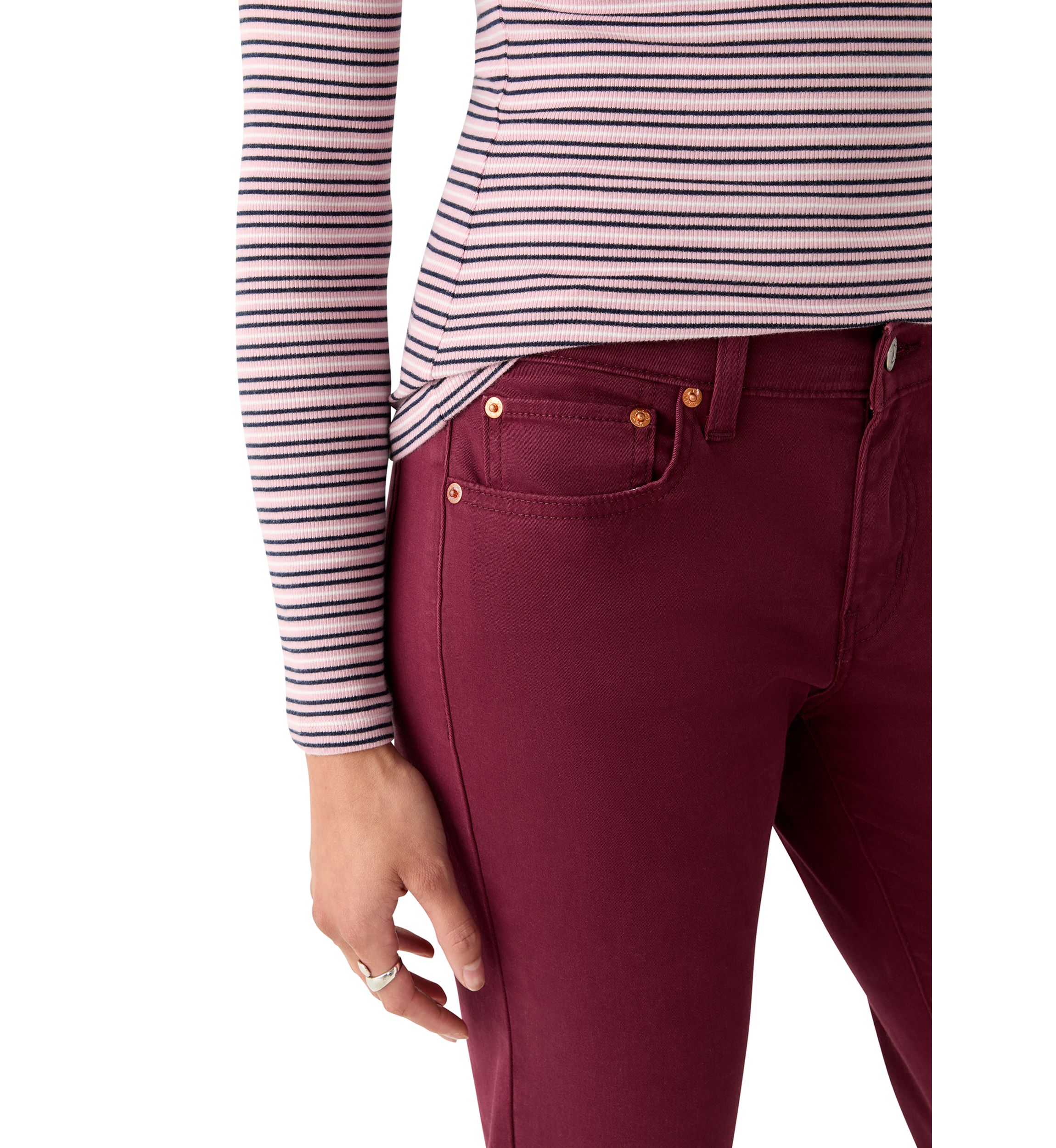 Mid-Rise Boyfriend Pants