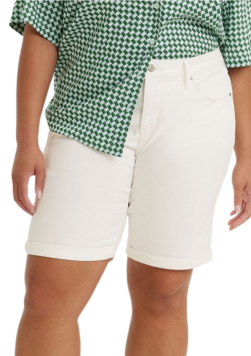 Plus Size Classic Bermuda Shorts