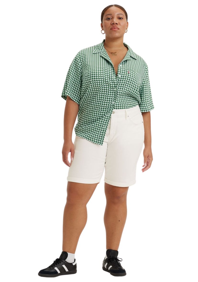Plus Size Classic Bermuda Shorts