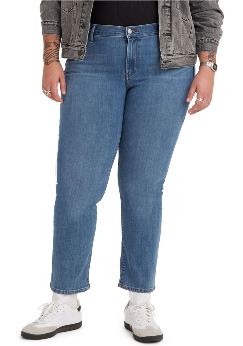 Plus Size Classic Straight Leg Jeans