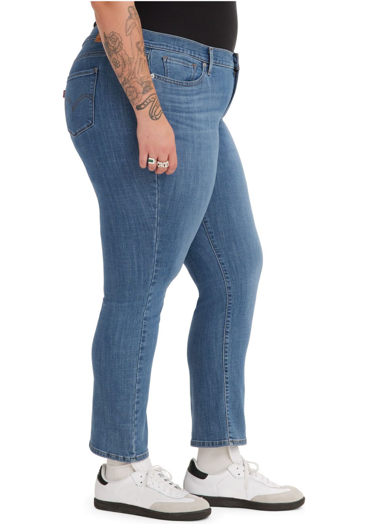 Plus Size Classic Straight Leg Jeans