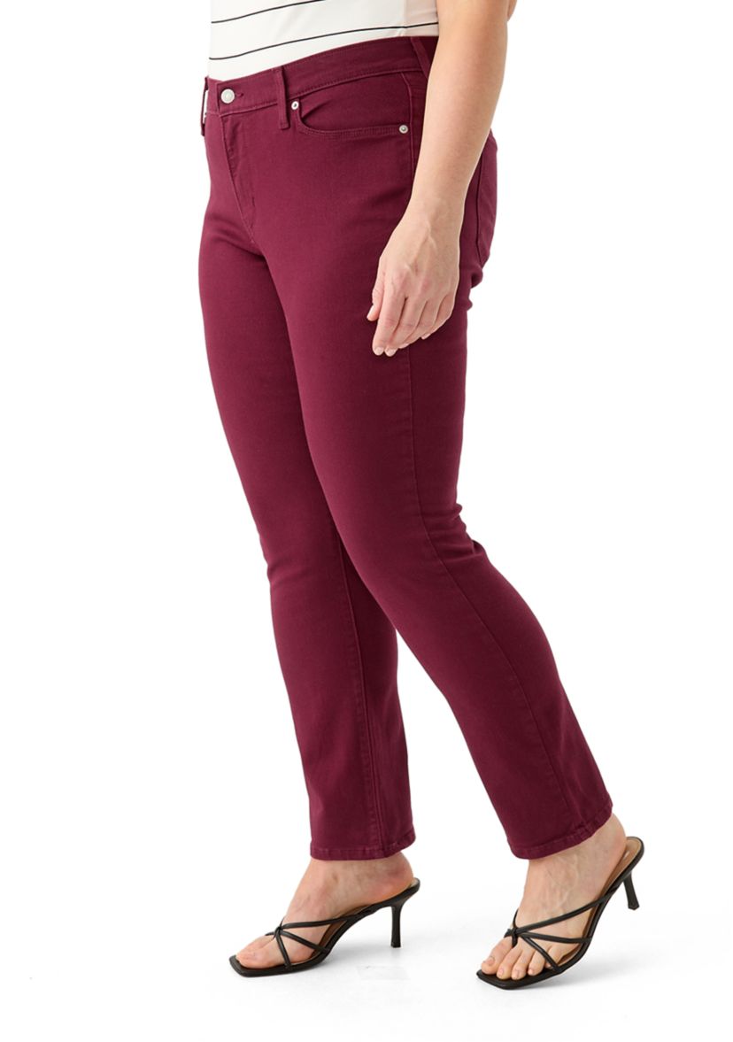 Plus Size Classic Straight Jeans