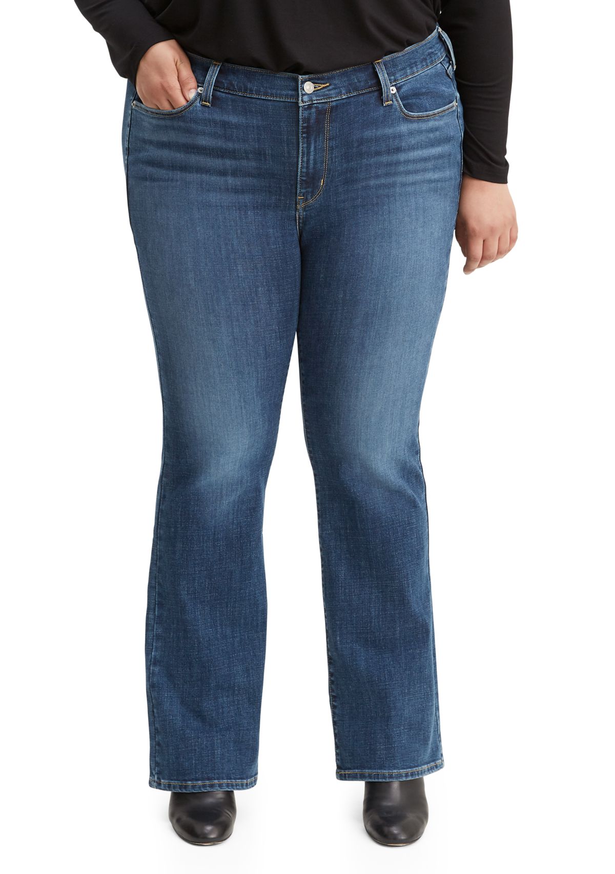 Plus Size Maui Blues Classic Boot Cut Jeans