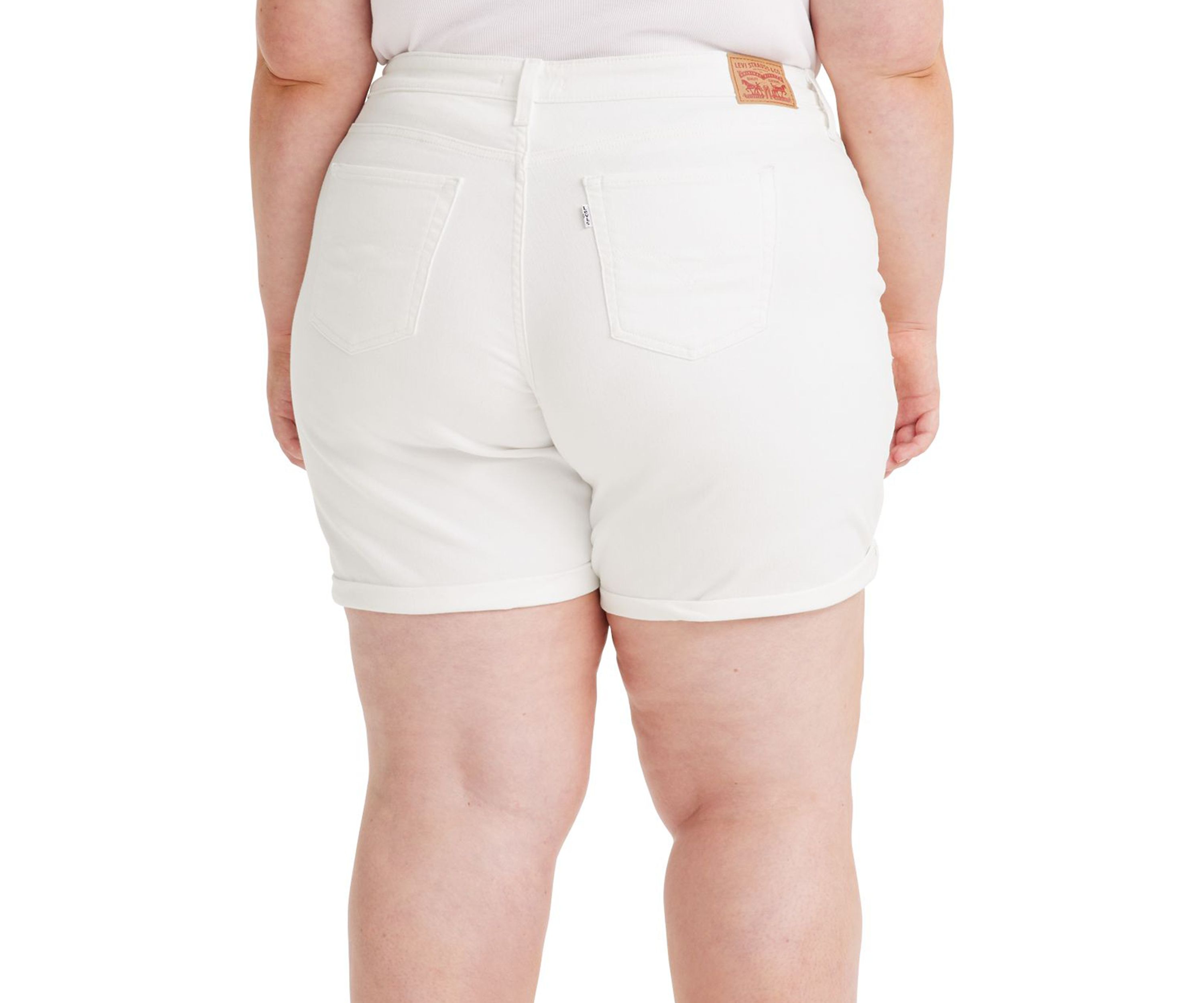 Plus Size Mid Length Shorts