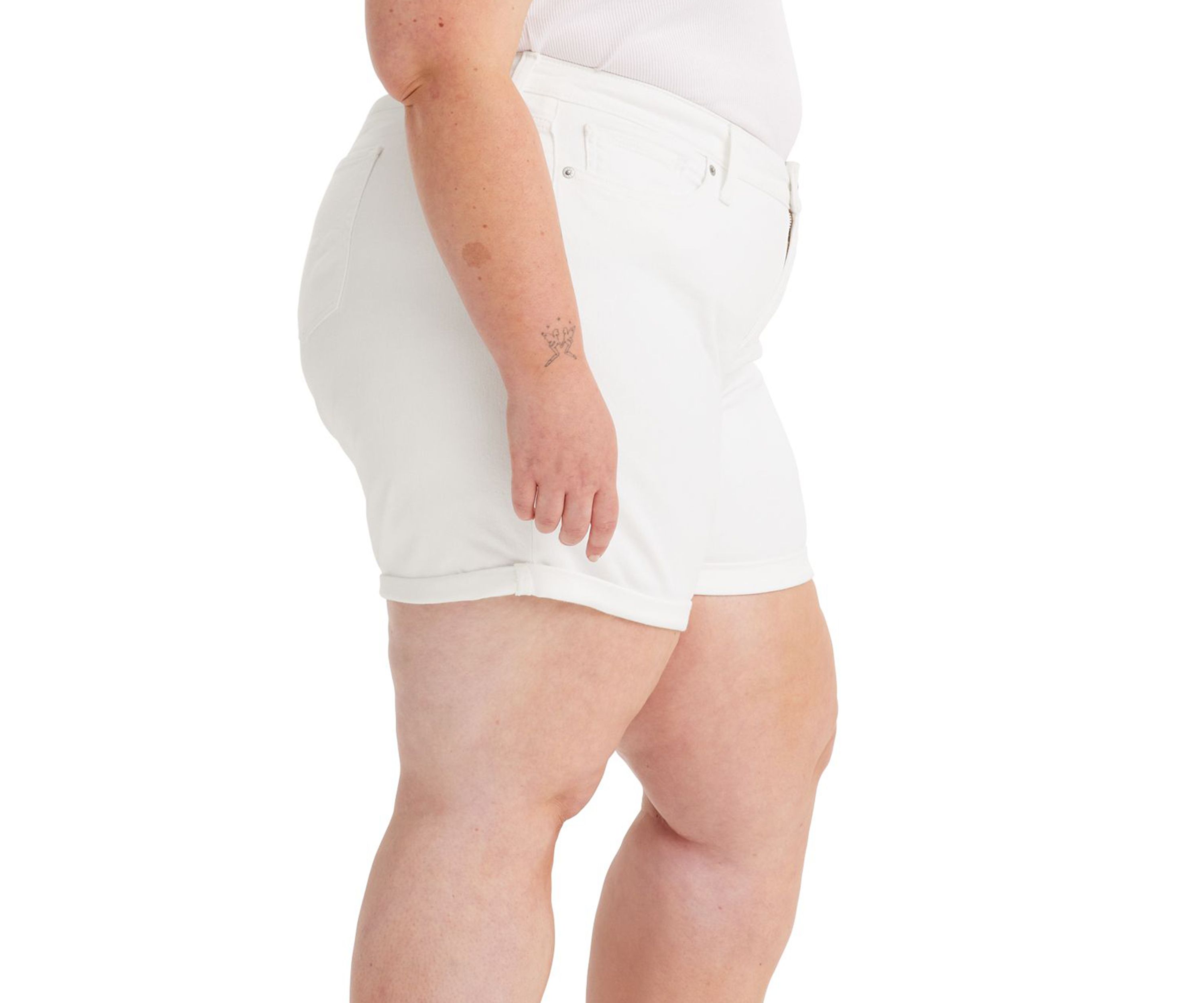 Plus Size Mid Length Shorts
