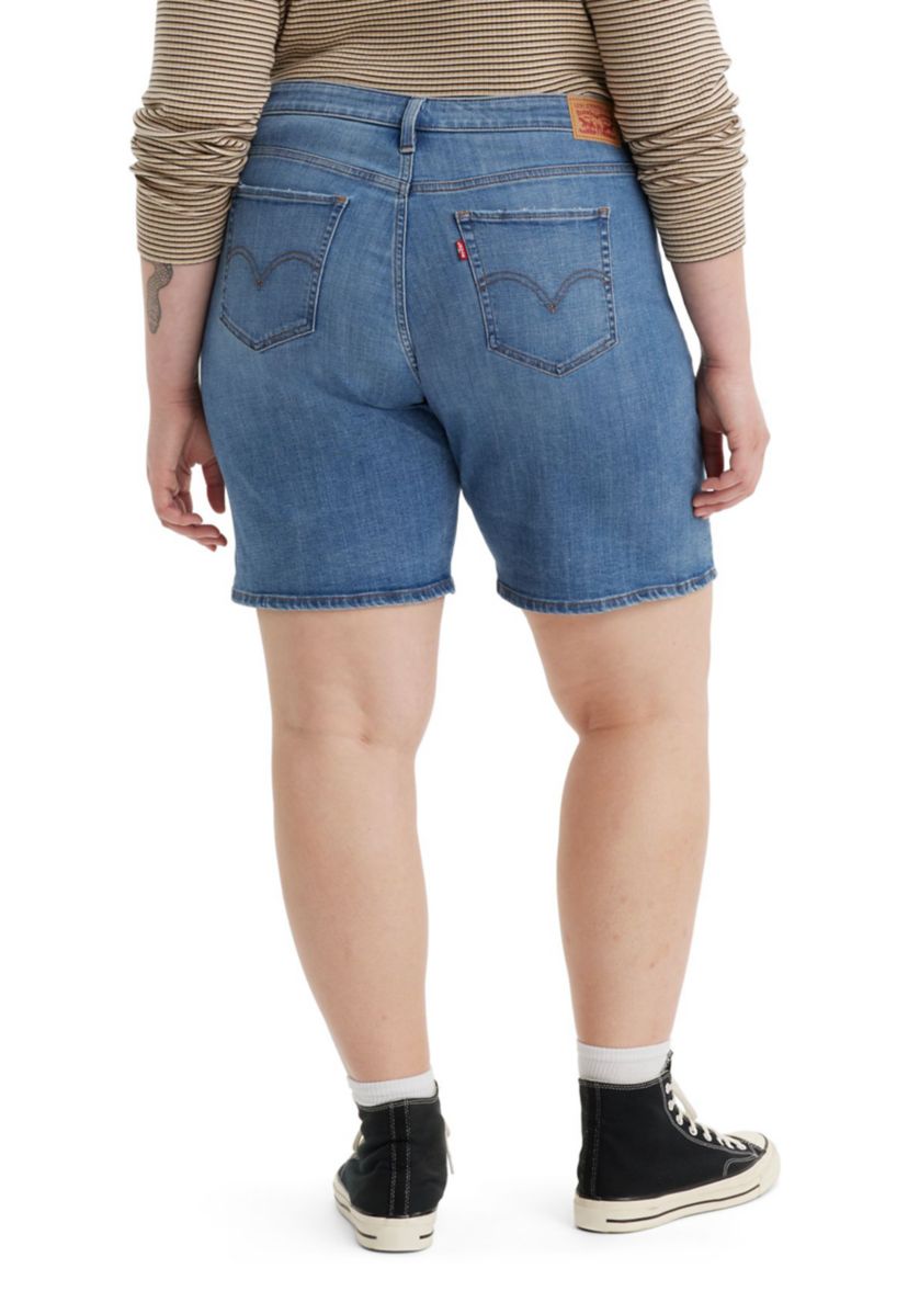 Plus Size Mid Length Shorts