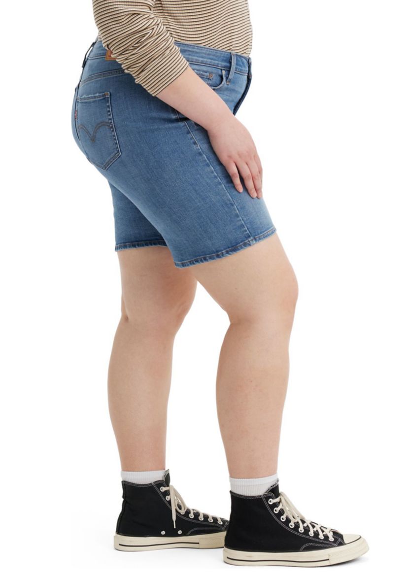Plus Size Mid Length Shorts