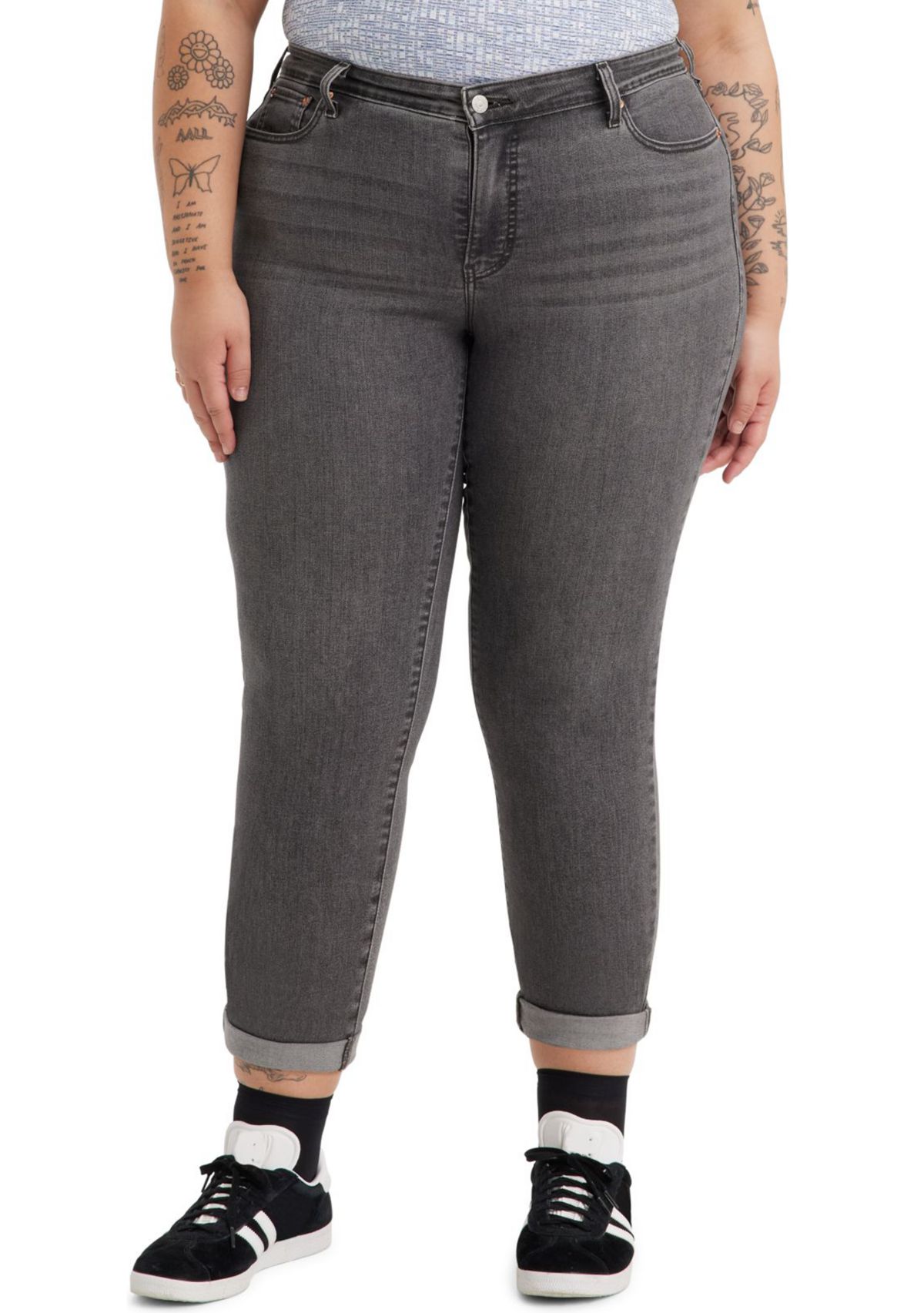 Plus Size Boyfriend Jeans