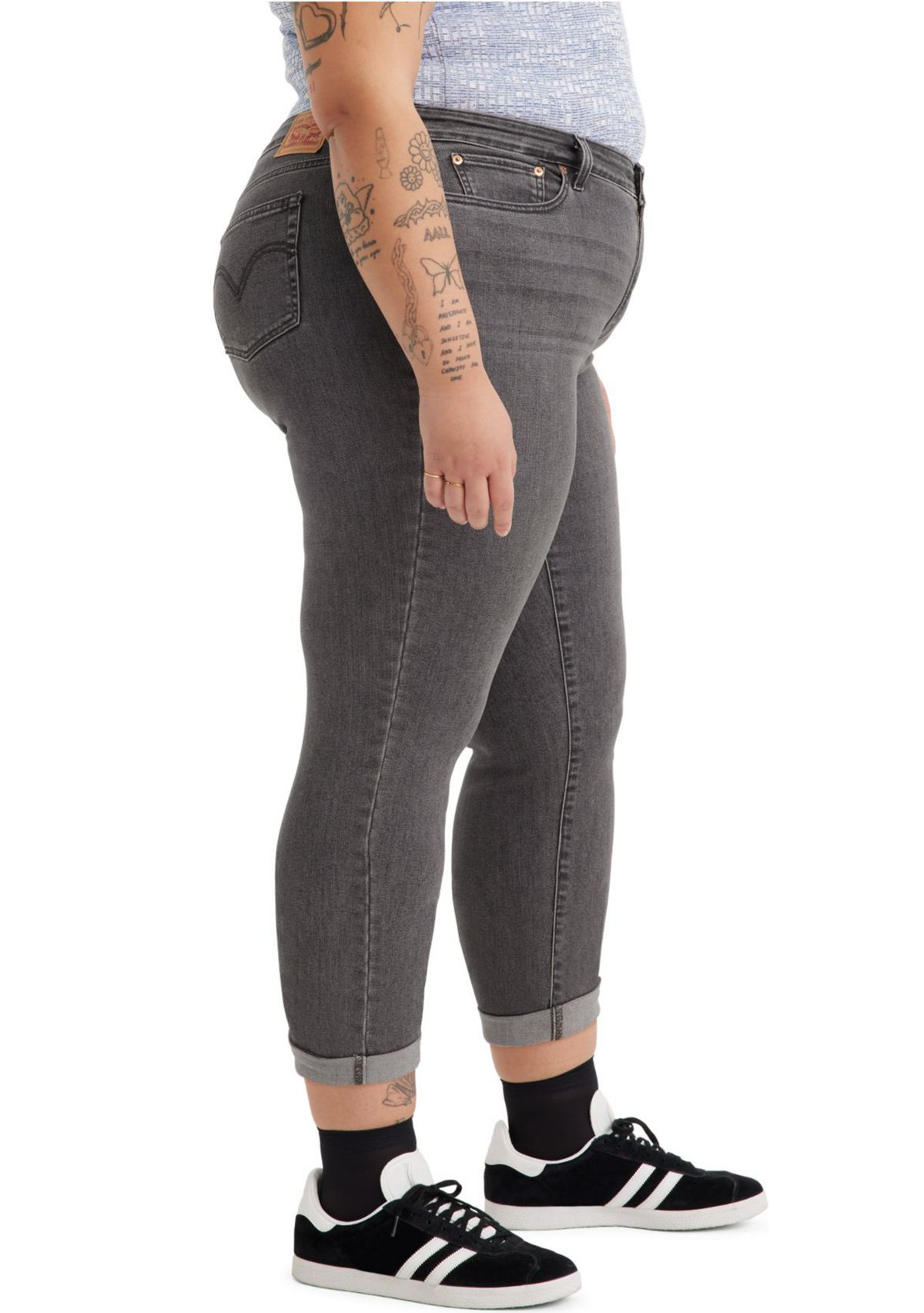 Plus Size Boyfriend Jeans