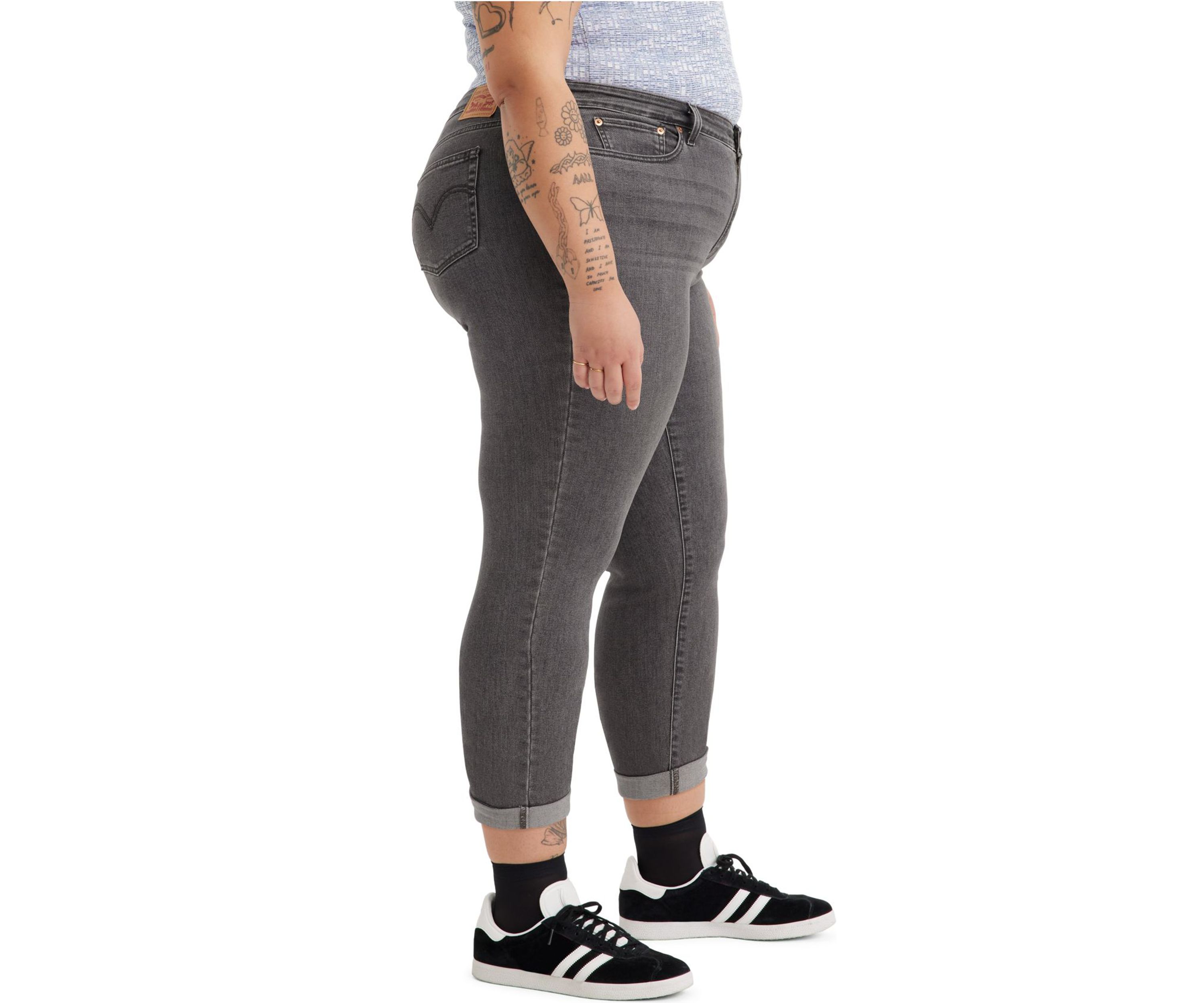 Plus Size Boyfriend Jeans