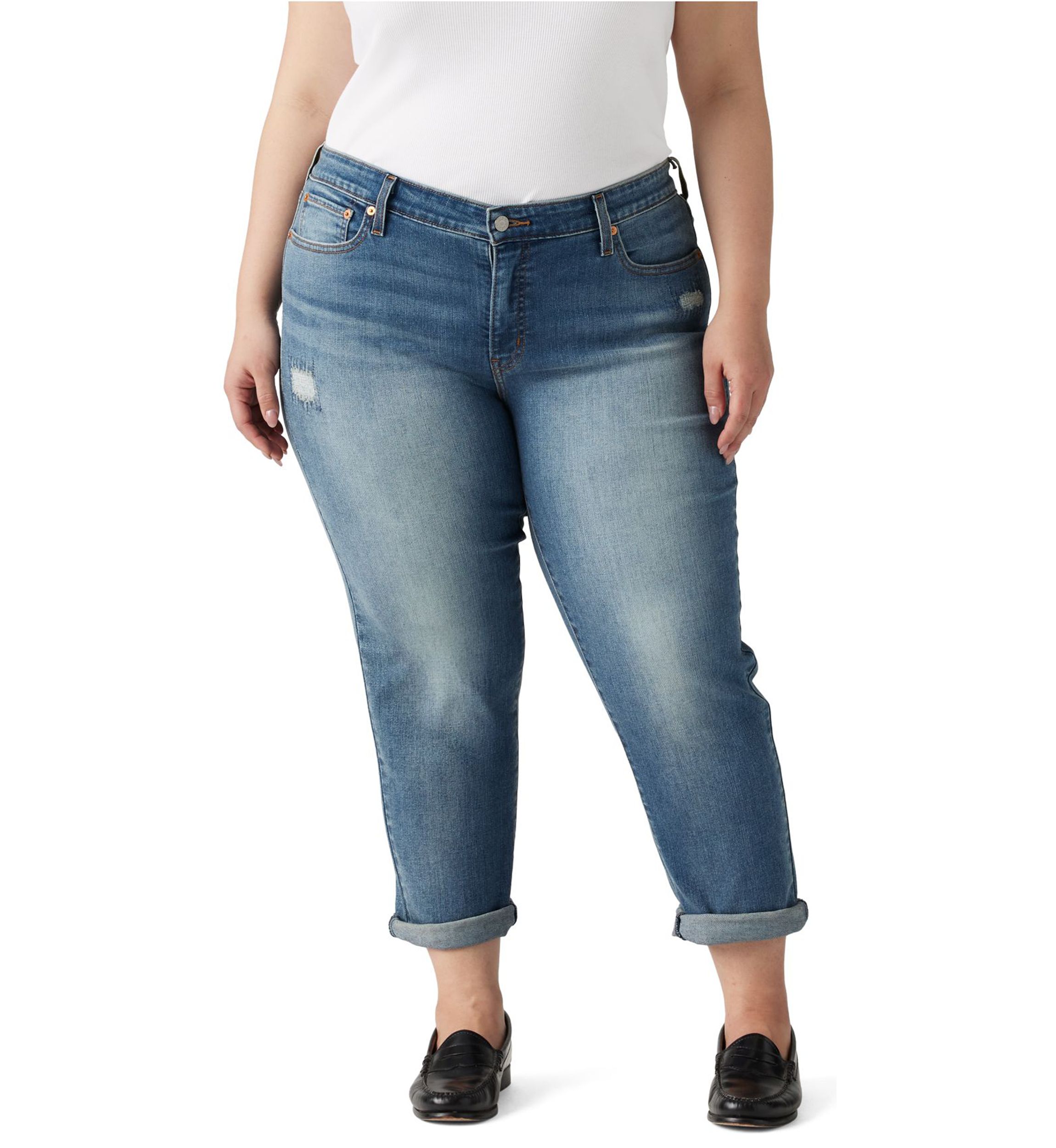 Plus Size Boyfriend Jeans