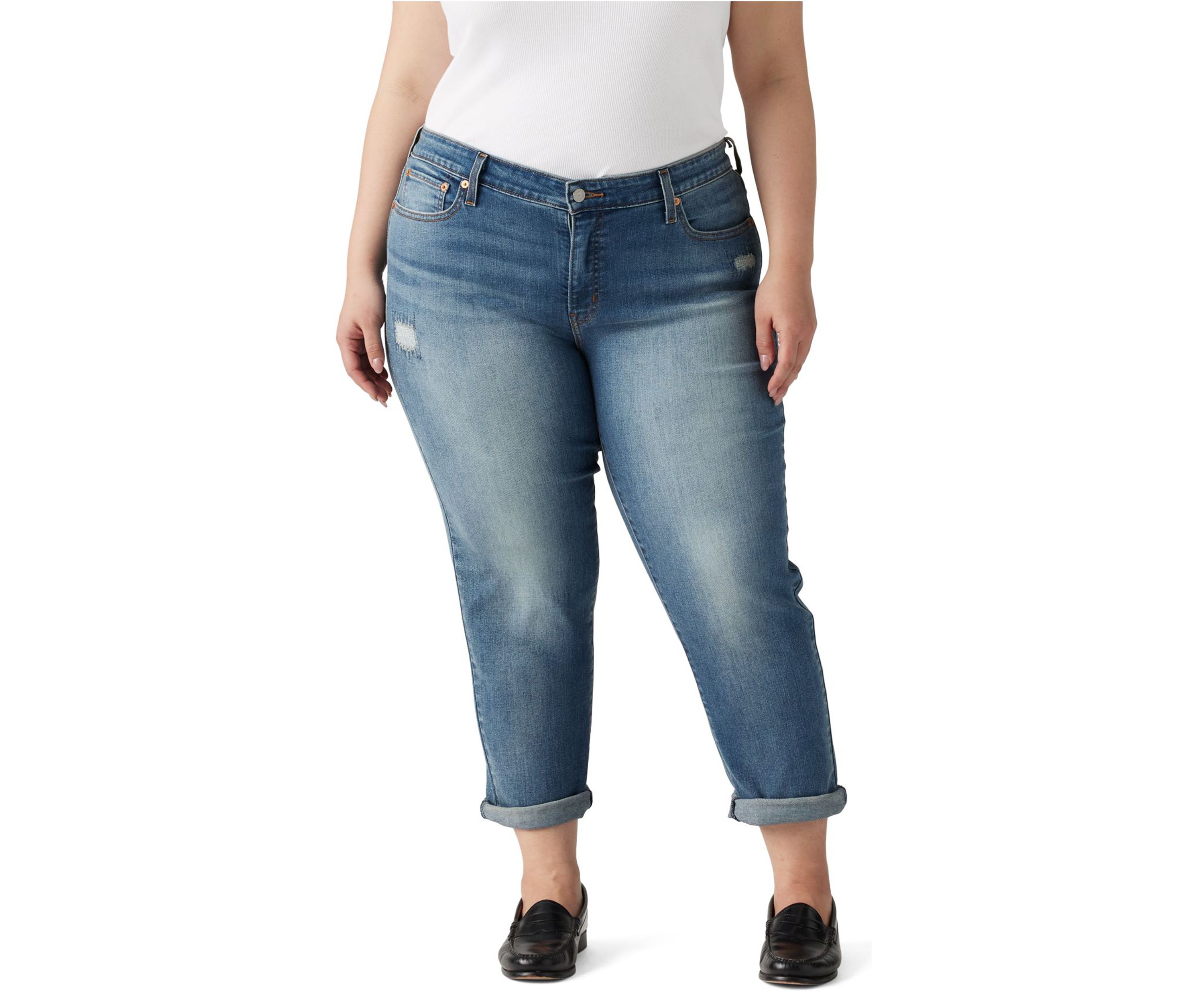 Plus Size Boyfriend Jeans