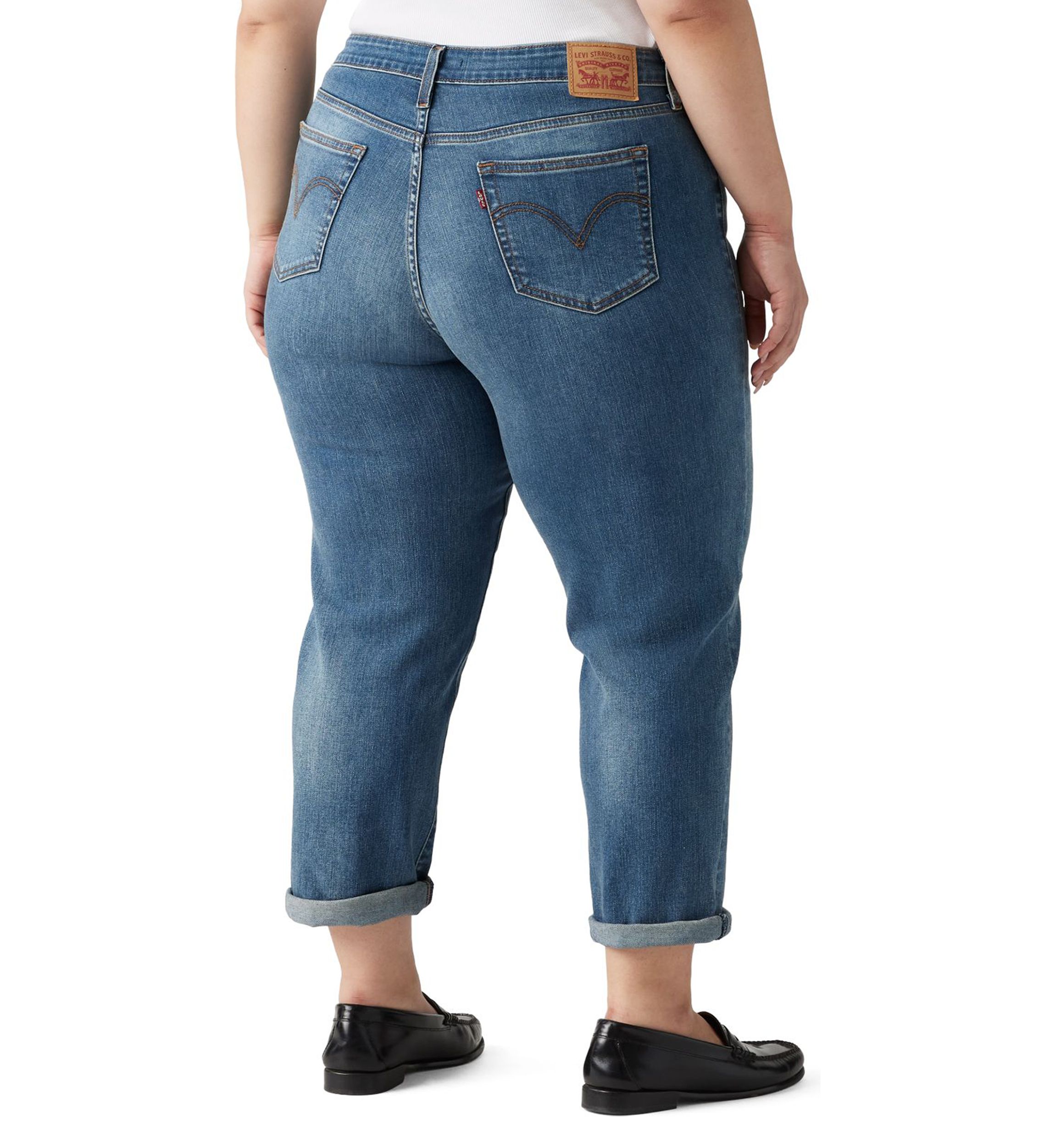 Plus Size Boyfriend Jeans