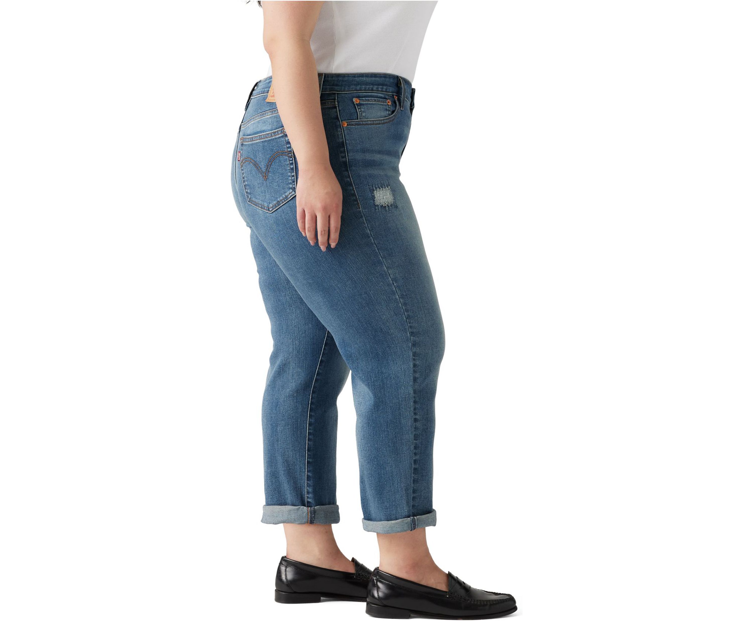 Plus Size Boyfriend Jeans
