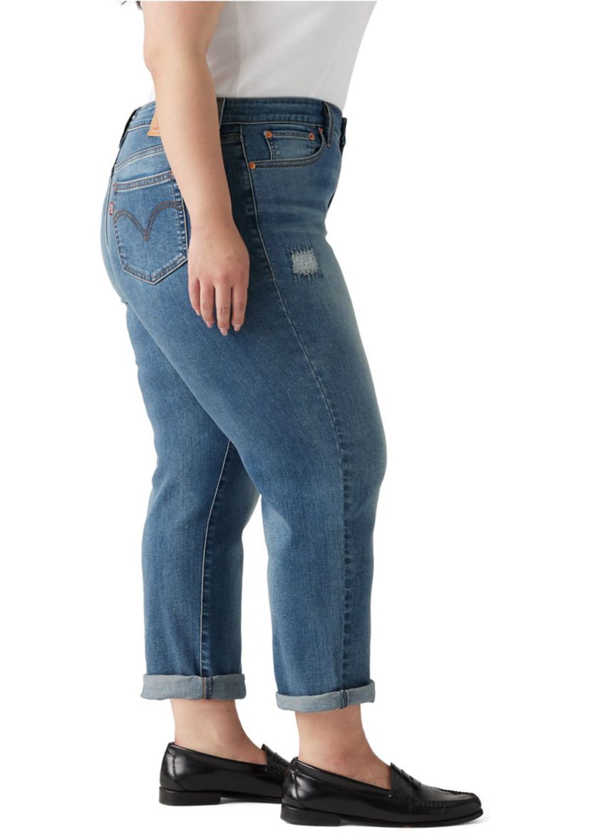 Plus Size Boyfriend Jeans