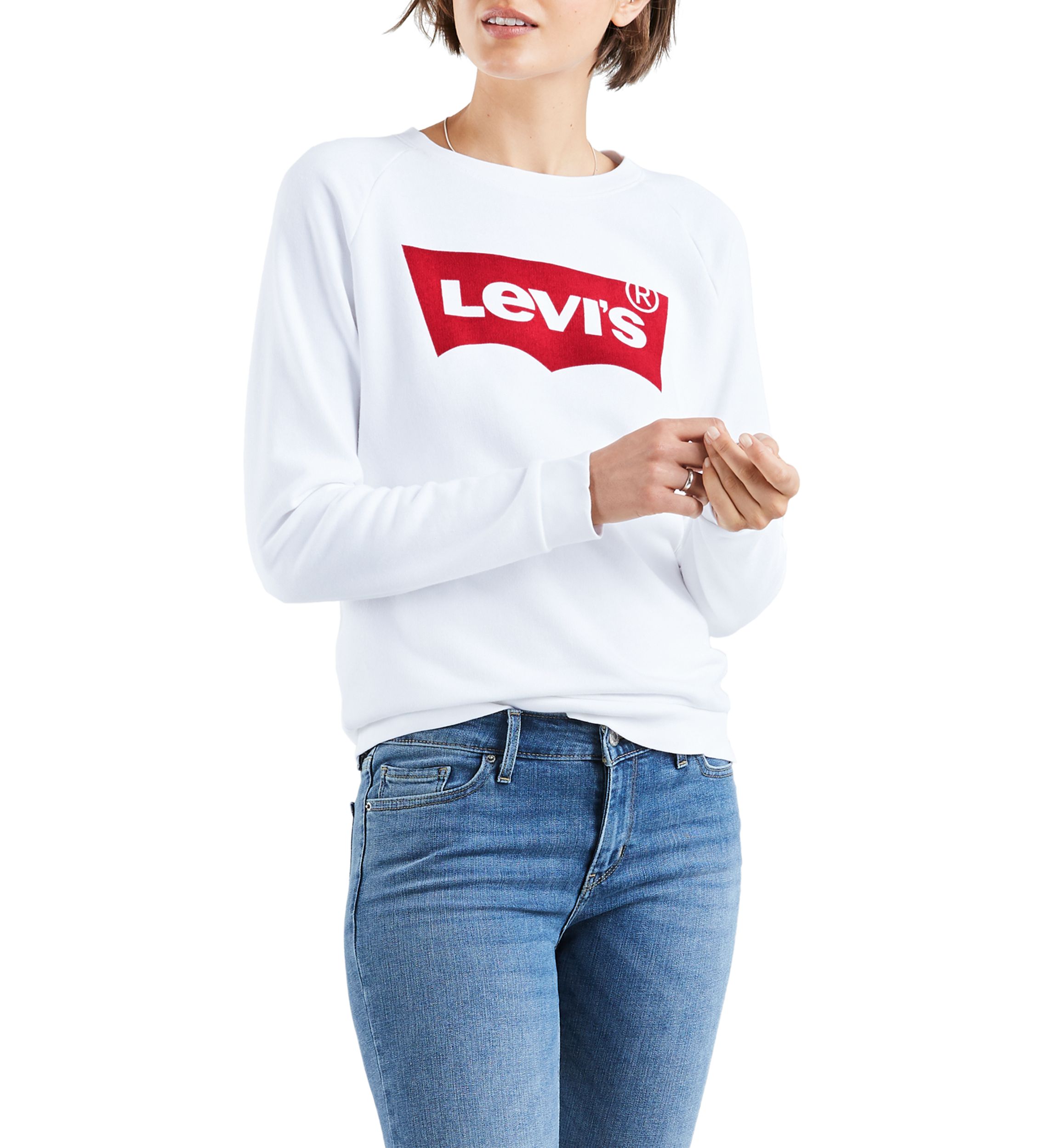 Relaxed Graphic Batwing Top