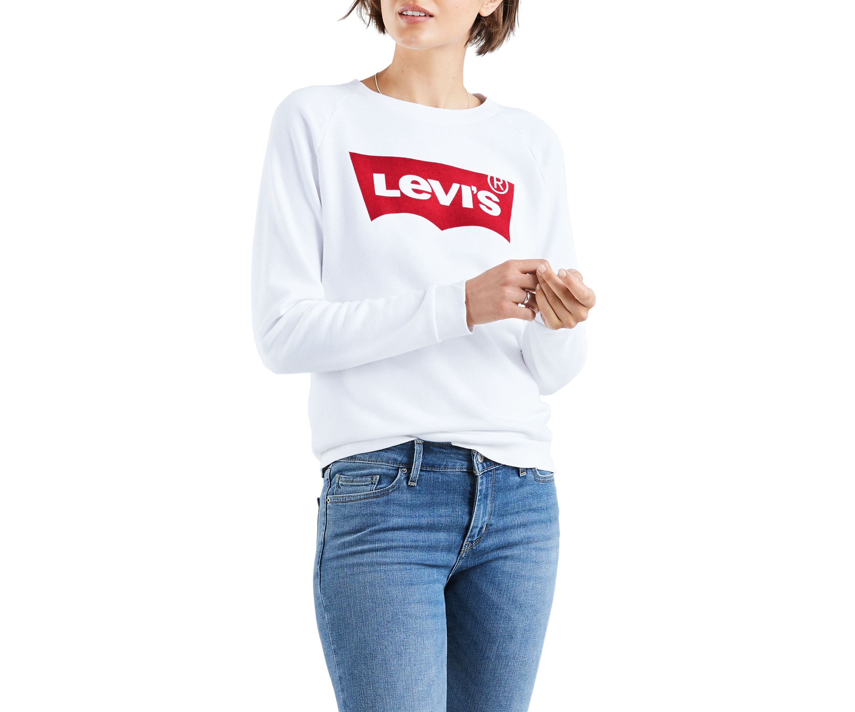 Relaxed Graphic Batwing Top