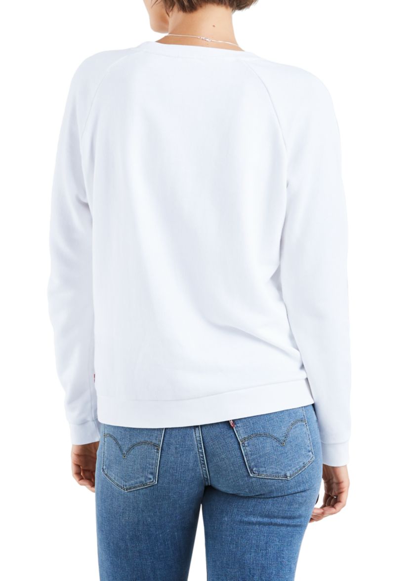 Relaxed Graphic Batwing Top