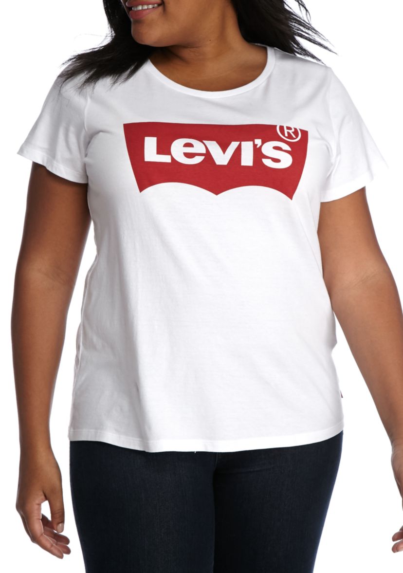 Plus Size Logo Graphic Perfect Tee