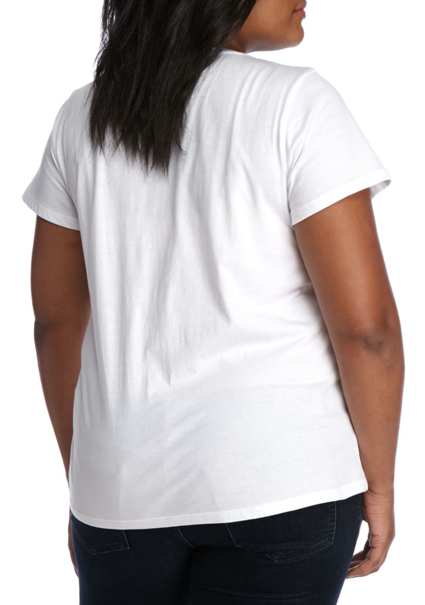 Plus Size Logo Graphic Perfect Tee