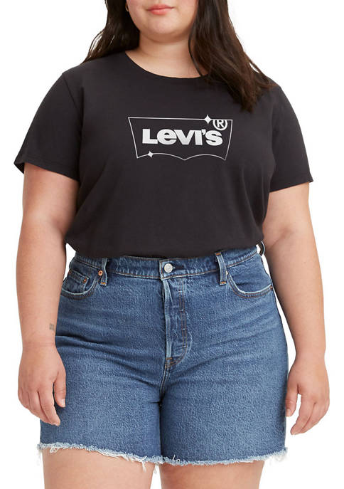 Levi's® Plus Size Sparkle Outlined Batwing Logo T-Shirt