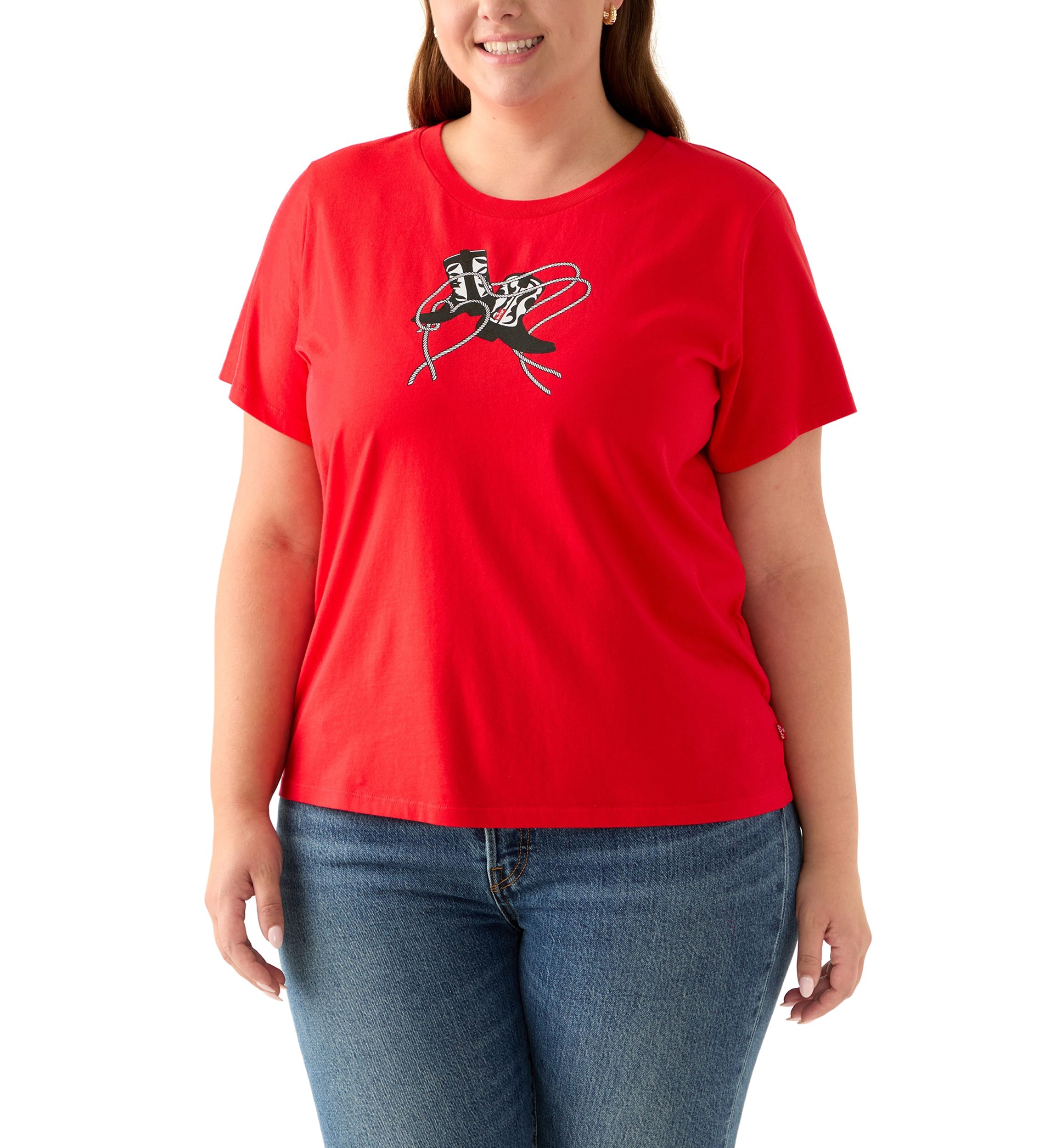 Plus Size Boots Graphic T-Shirt