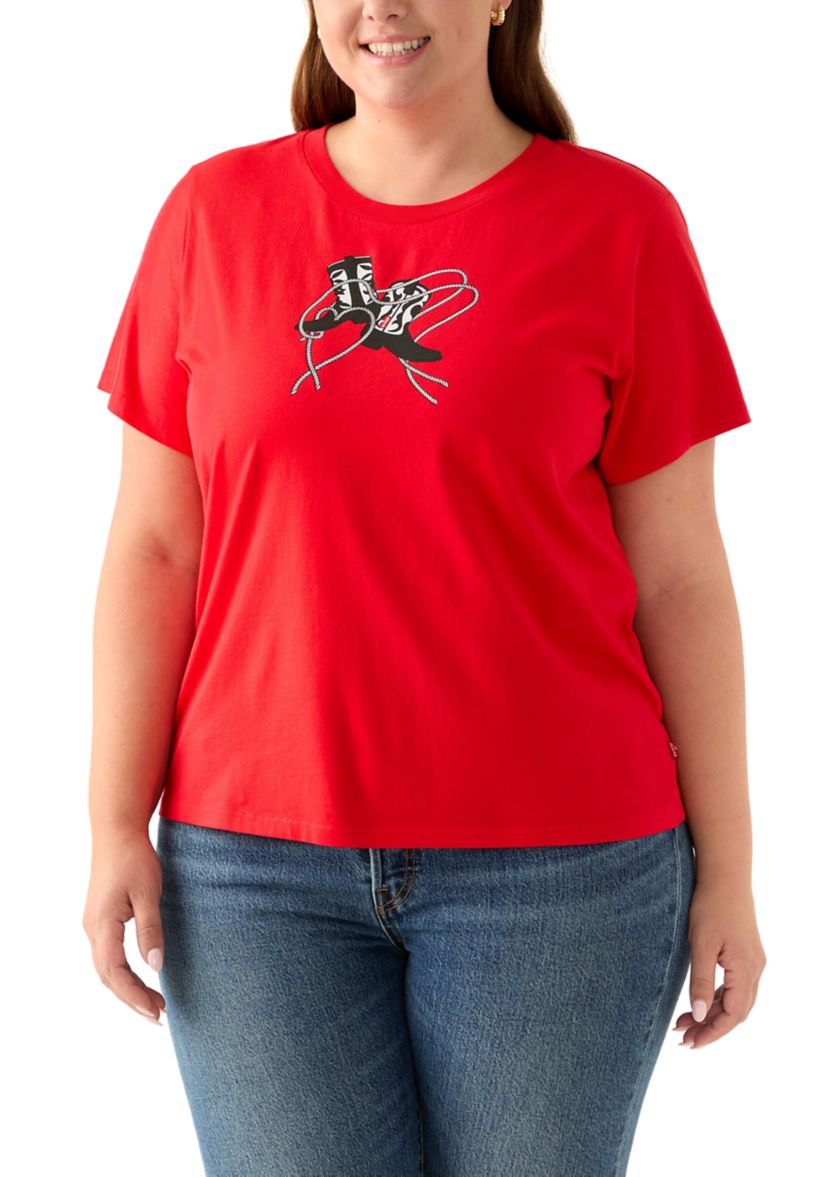 Plus Size Boots Graphic T-Shirt
