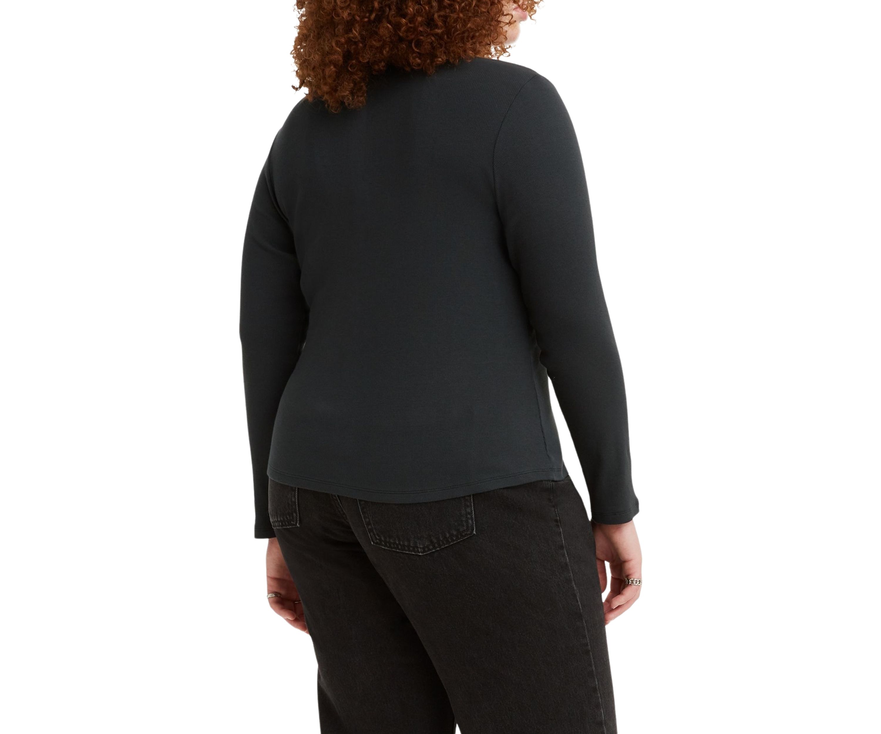 Plus Size Long Sleeve Crew Neck T-Shirt 