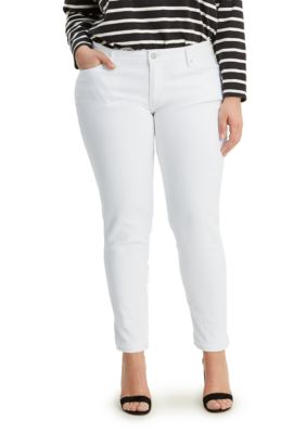 levi's 711 white jeans