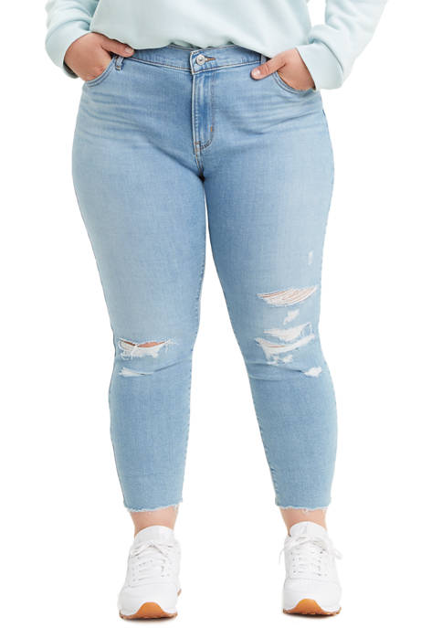 Plus Size 711 Skinny Ankle Sapphire Sound Jeans