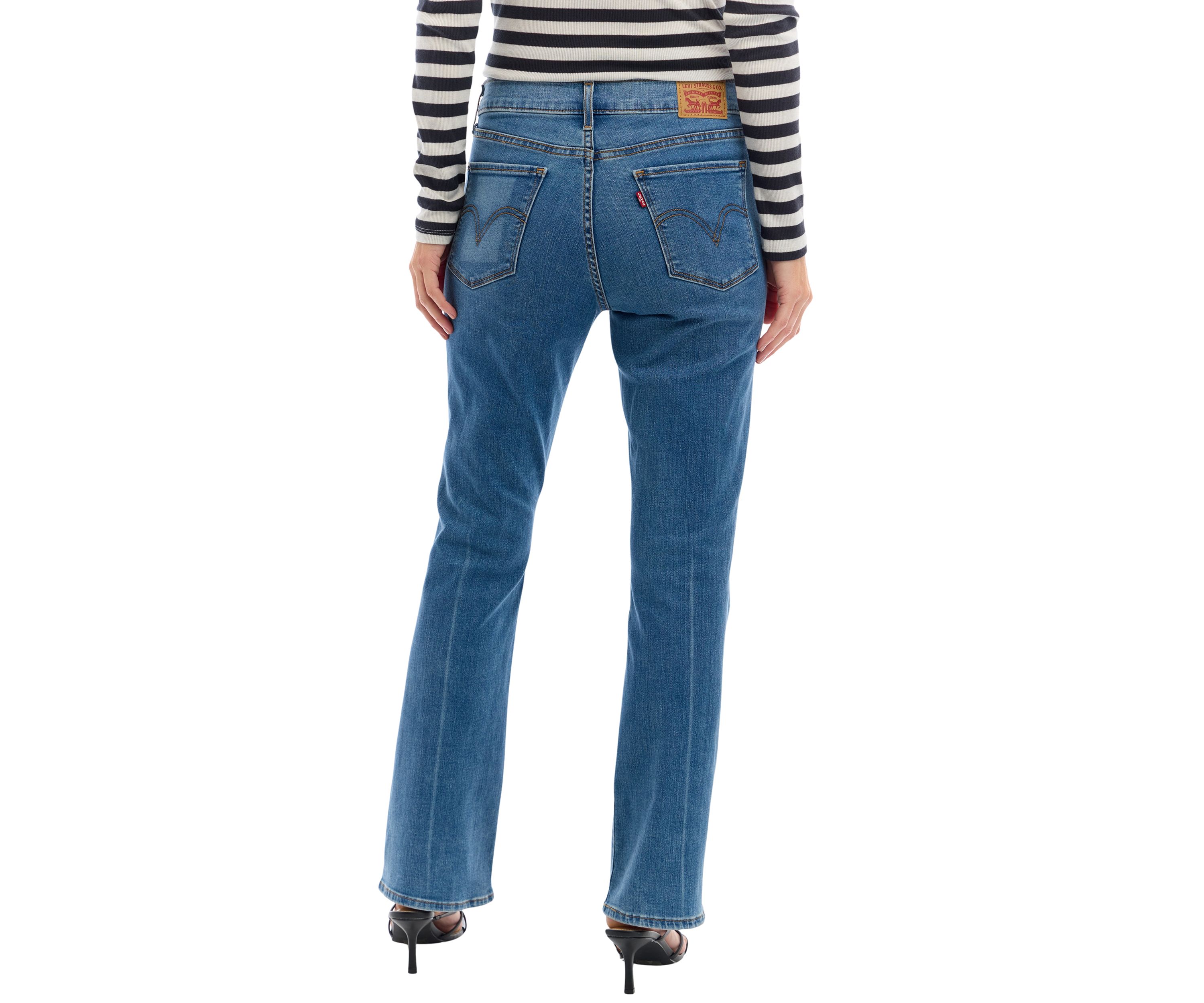 Womens Classic Bootcut Rare Form Denim Jeans