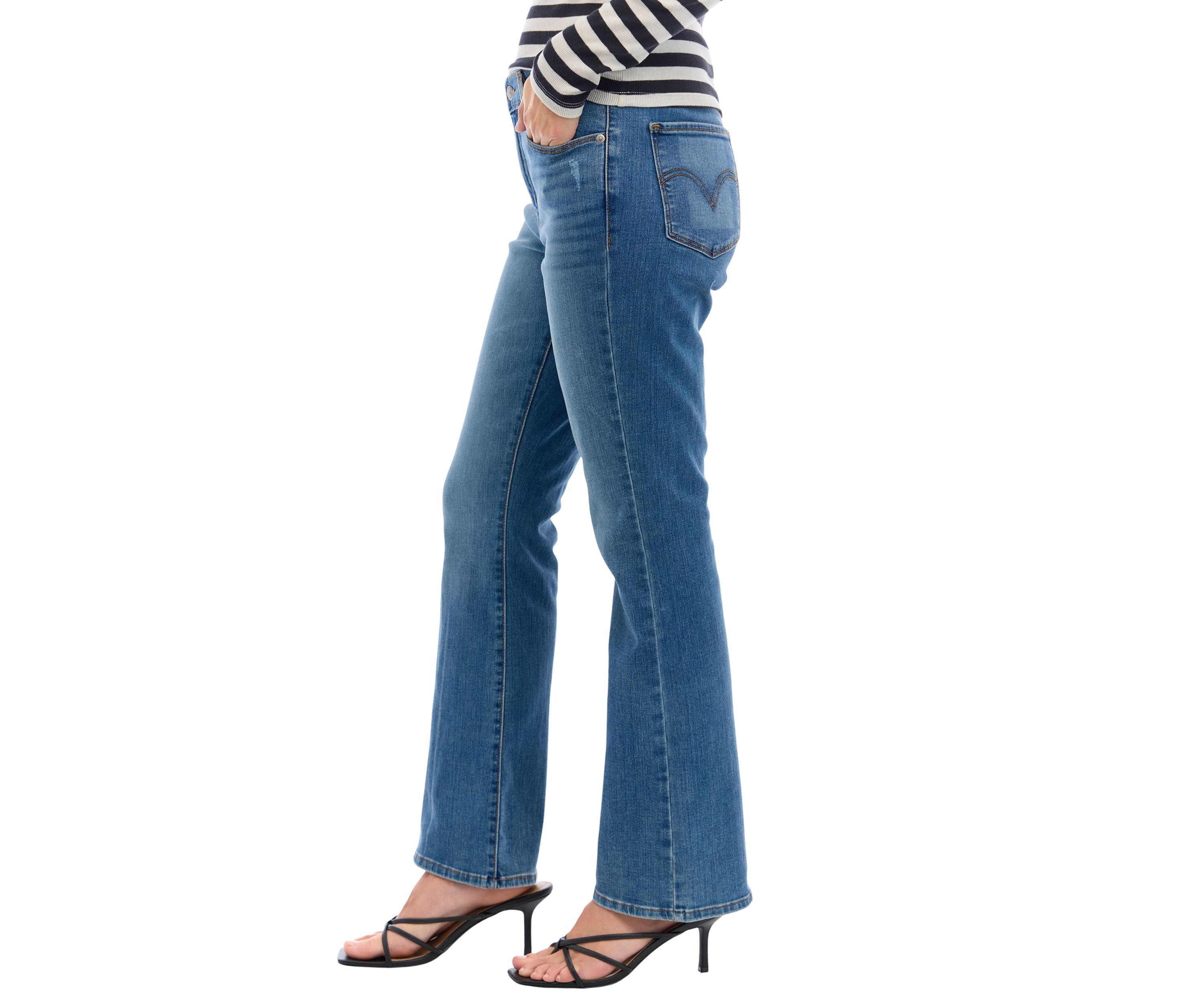 Womens Classic Bootcut Rare Form Denim Jeans